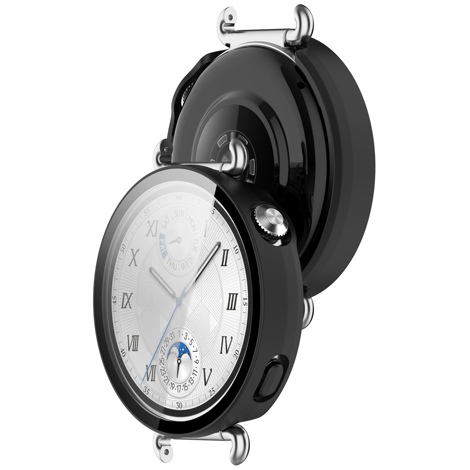 Huawei Watch GT 6 - 41mm Hardcase mit Glas (Schwarz)