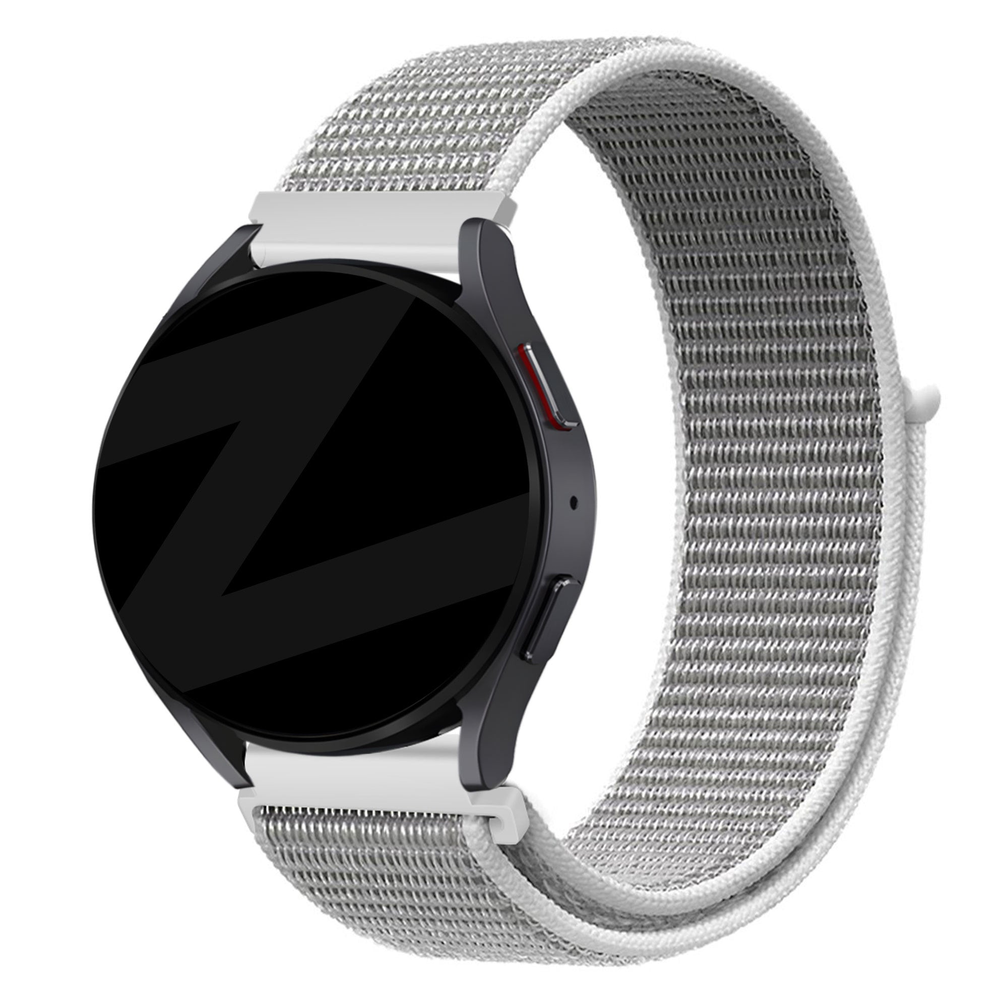 Bandz Garmin Vivomove Trend Nylon Loop Armband (Grau)