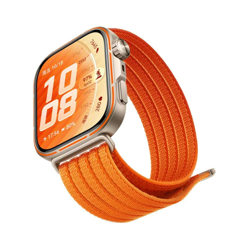 Huawei Watch Fit 3 Ultra Thin Nylon Strap (Orange)