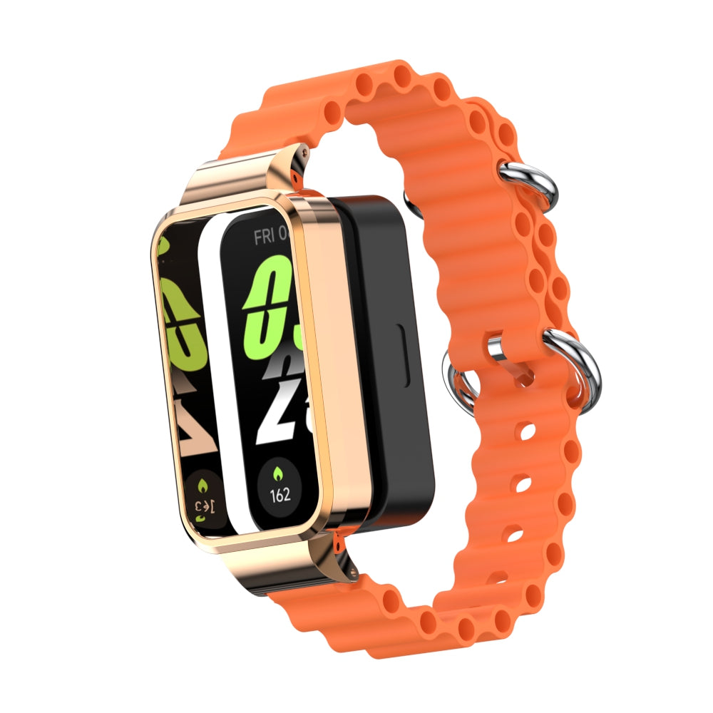 Xiaomi Smart Band 9 Active Ocean Silikonarmband (Orange)