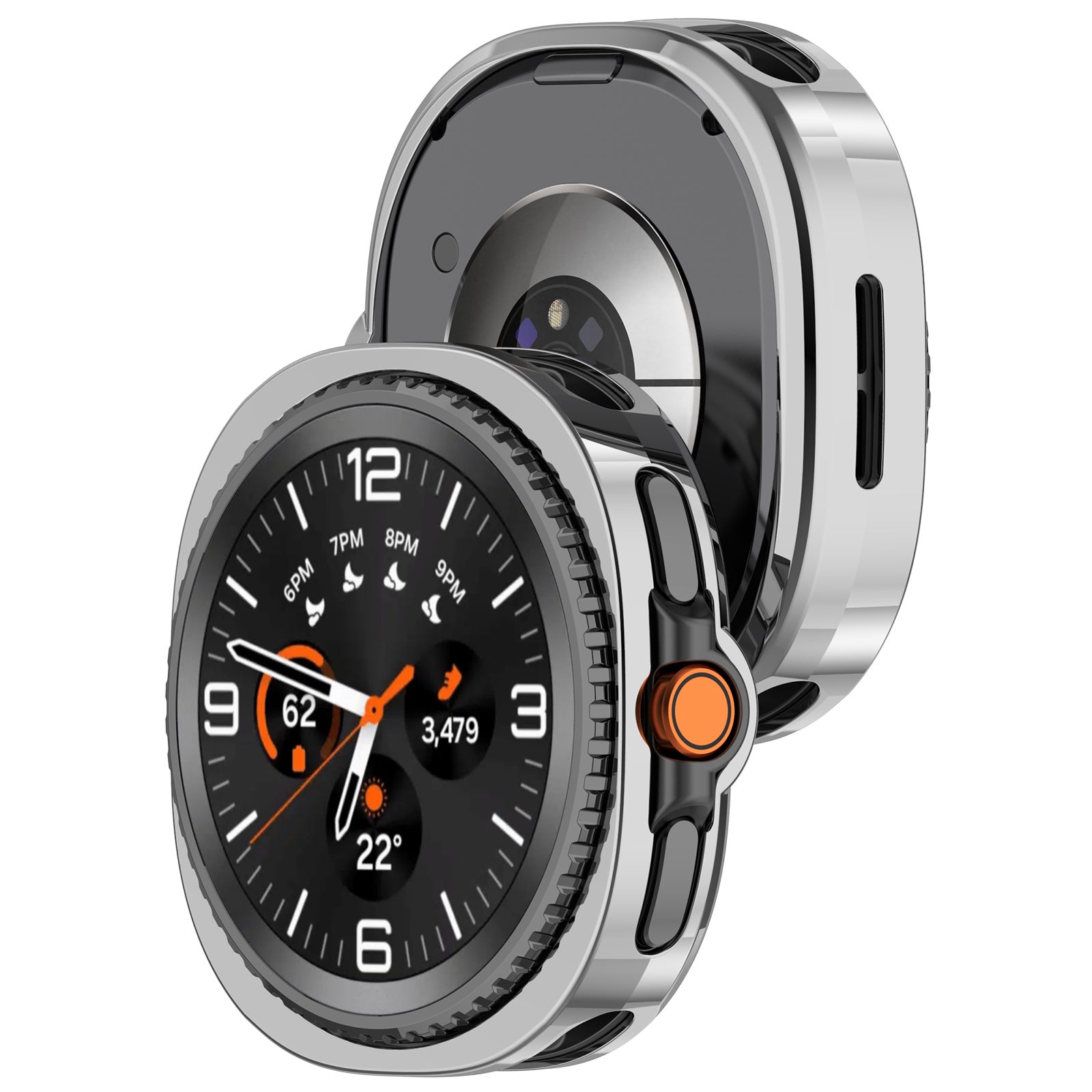 Samsung Galaxy Watch 8 Classic TPU Hülle (Silber)