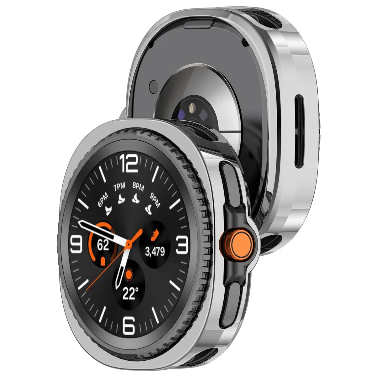 Samsung Galaxy Watch 8 Classic TPU Hülle (Silber)