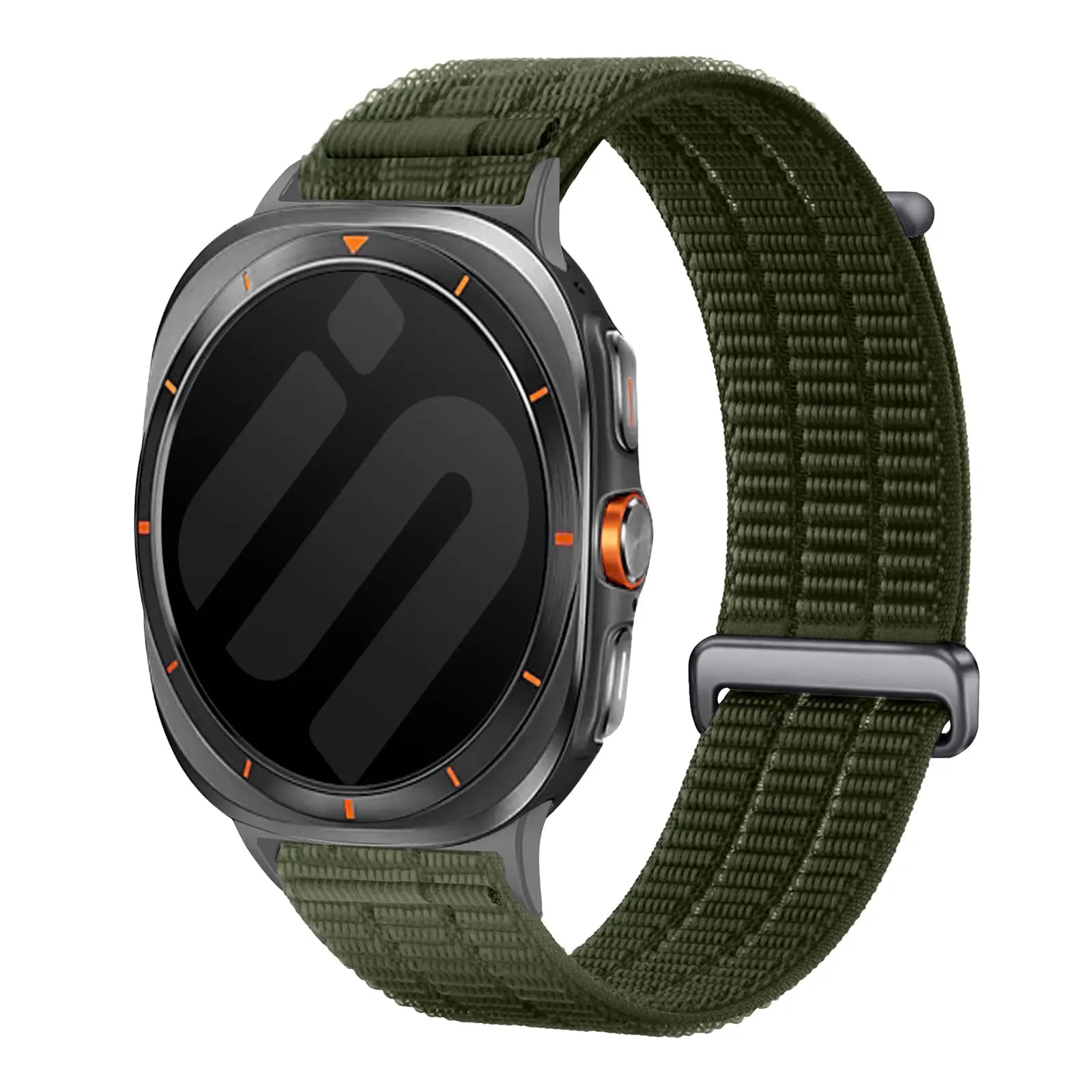 Samsung Galaxy Watch Ultra Nylon Air Armband (Dunkelgrün)