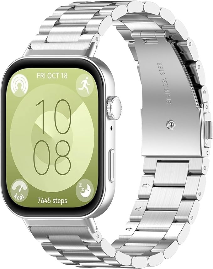 Huawei Watch Fit 4 Stahl Armband (Silber)
