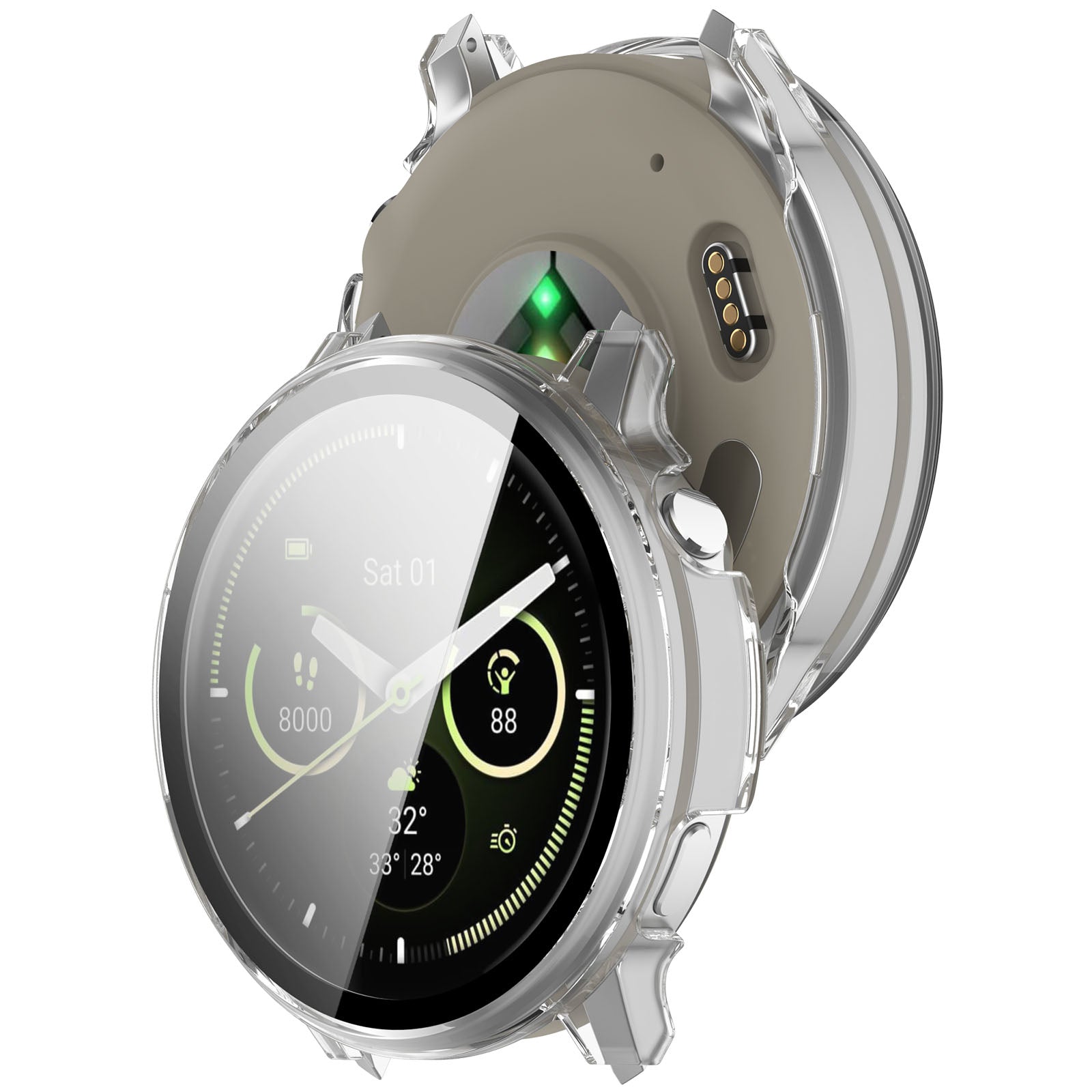 Garmin Venu 4 - 45mm Hard Case mit Glas (Transparent)