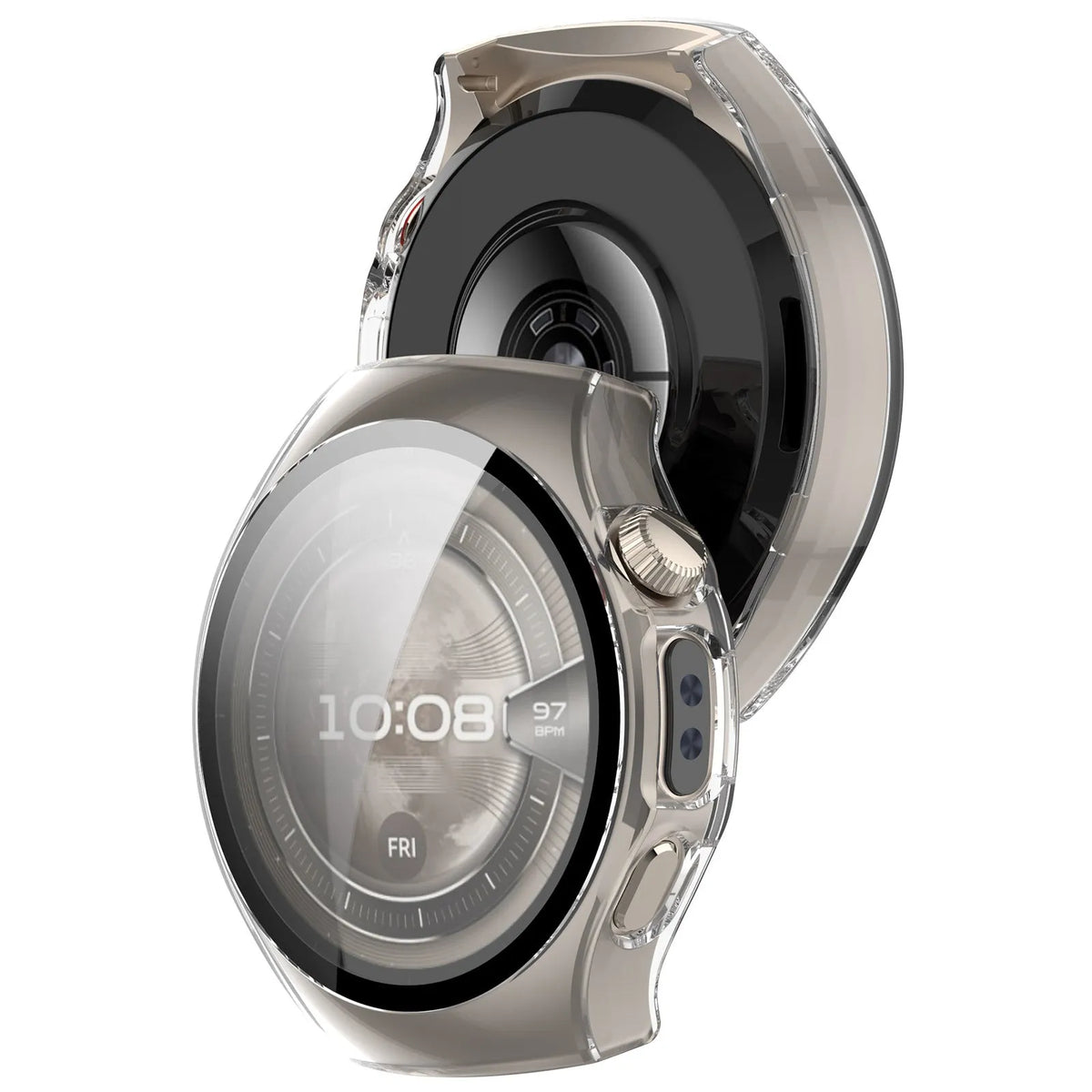 Huawei Watch 5 - 46mm Hard Case with Glass (Transparent)