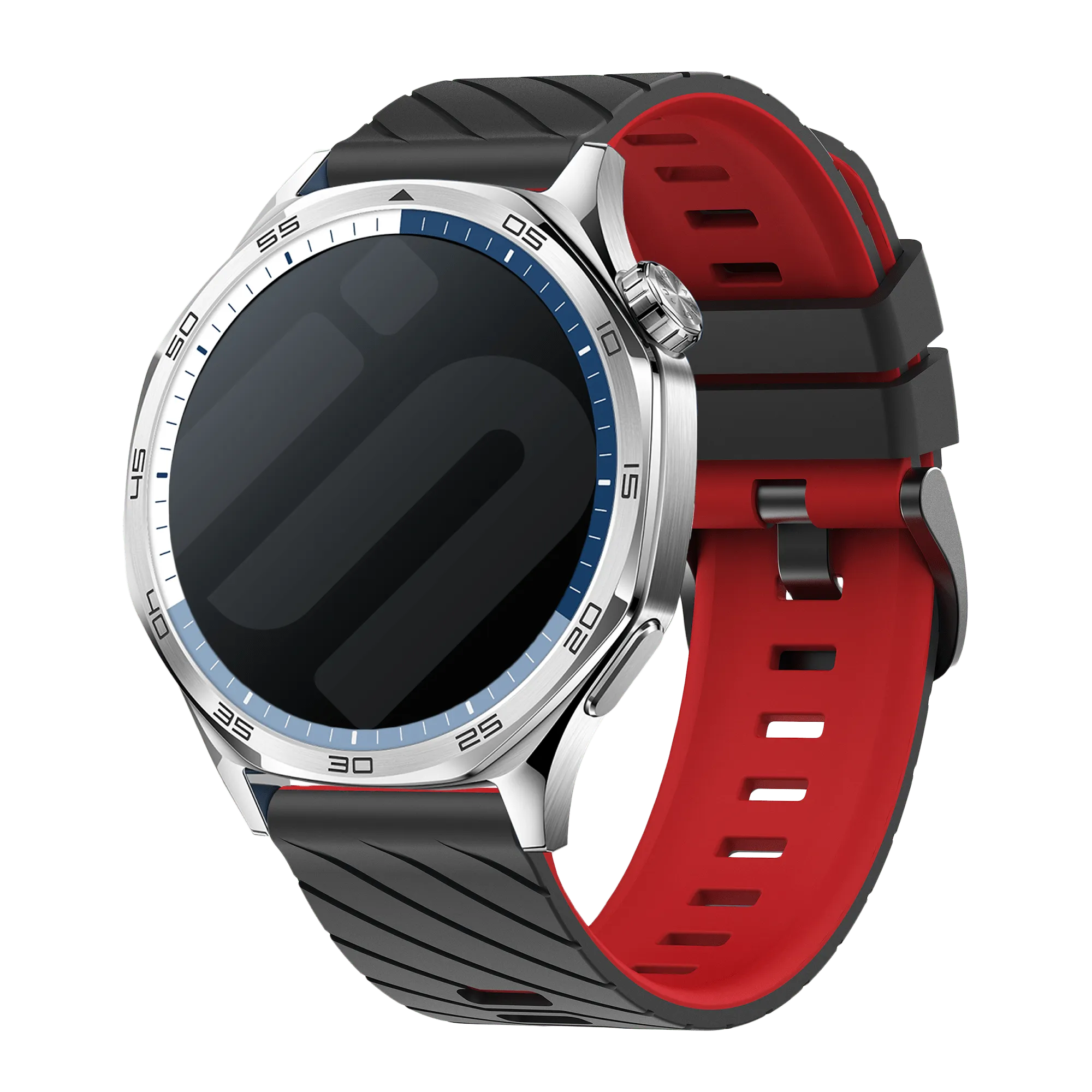 Fossil Gen 5 Twill Sport Strap (Black/Red)