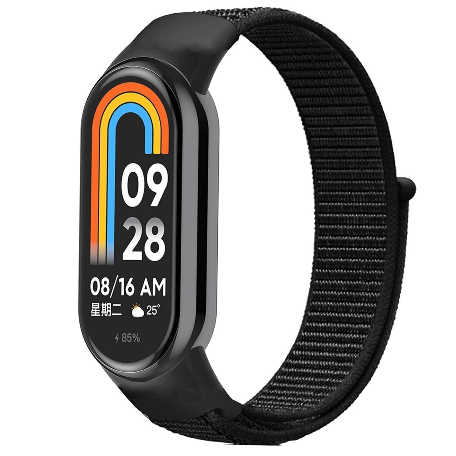 Xiaomi Smart Band 10 Nylonarmband (Schwarz)