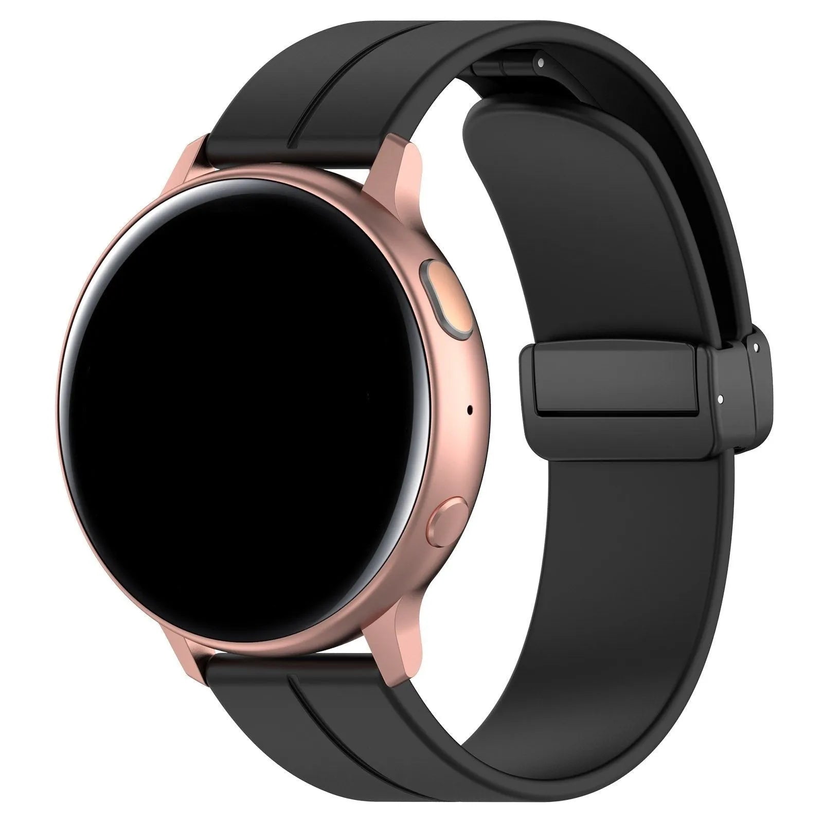 Suunto Race (s) D-Schnalle-Silikonarmband (schwarz)