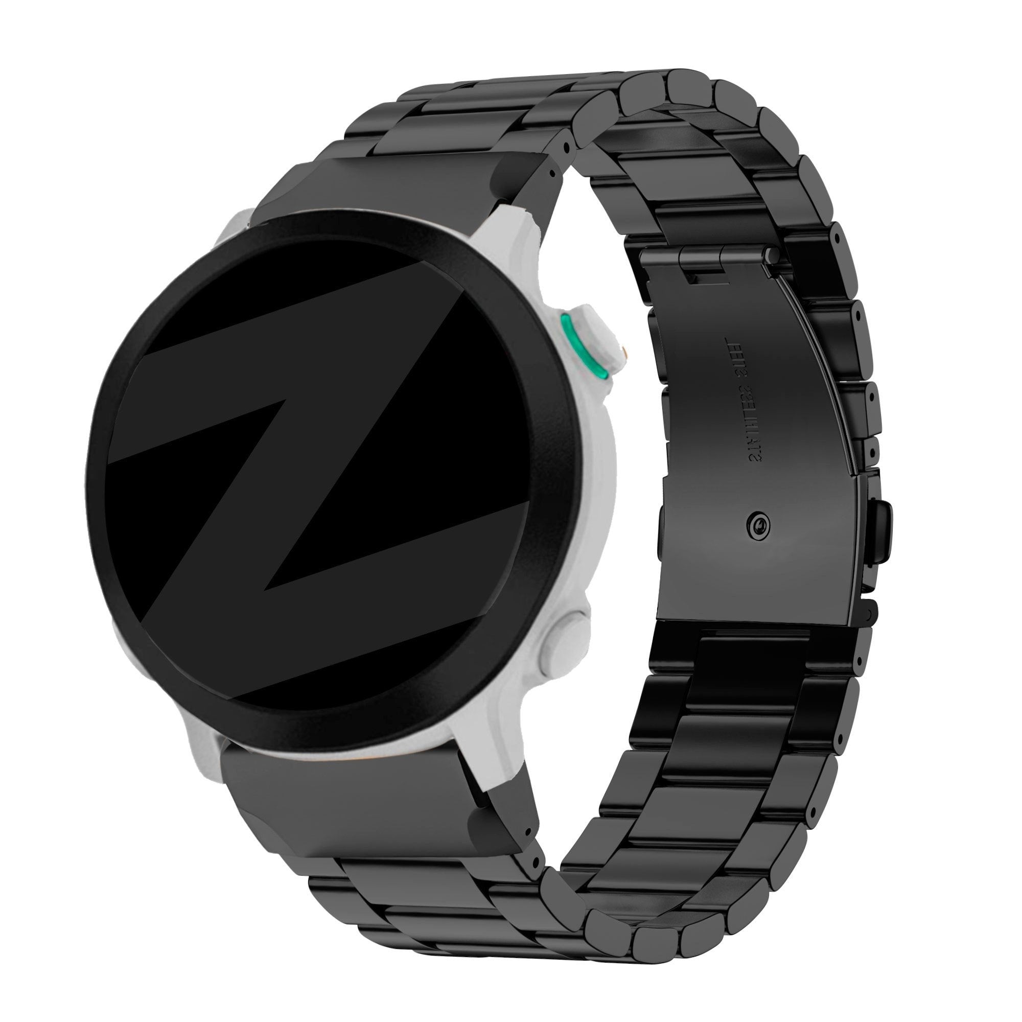 Bandz Garmin Quatix 8 - 47mm Steel Strap 'Classic' (Black)