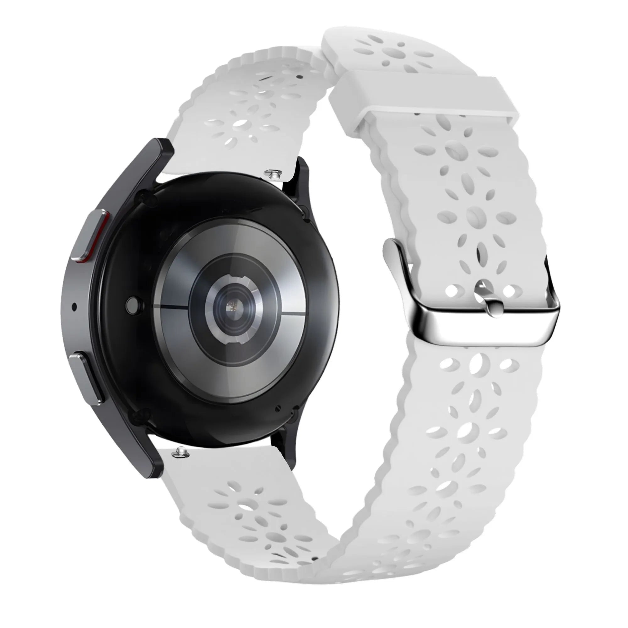 Bandz Coros Apex 2 Silikonarmband mit Muster (Weiß)