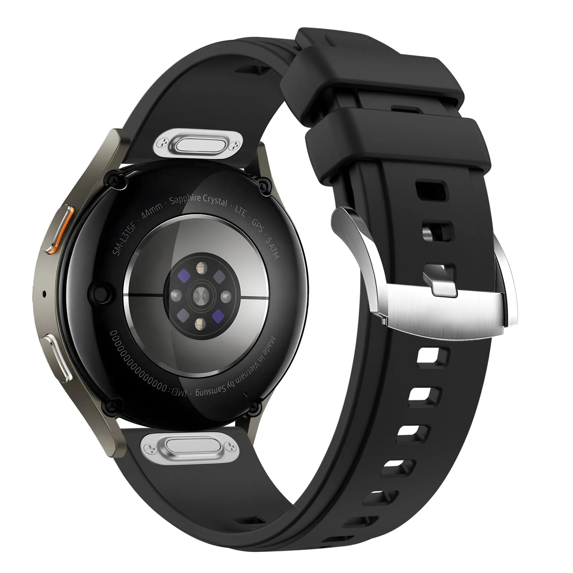 Bandz Suunto Vertical Silikonarmband 'Easy Fit' (Schwarz)