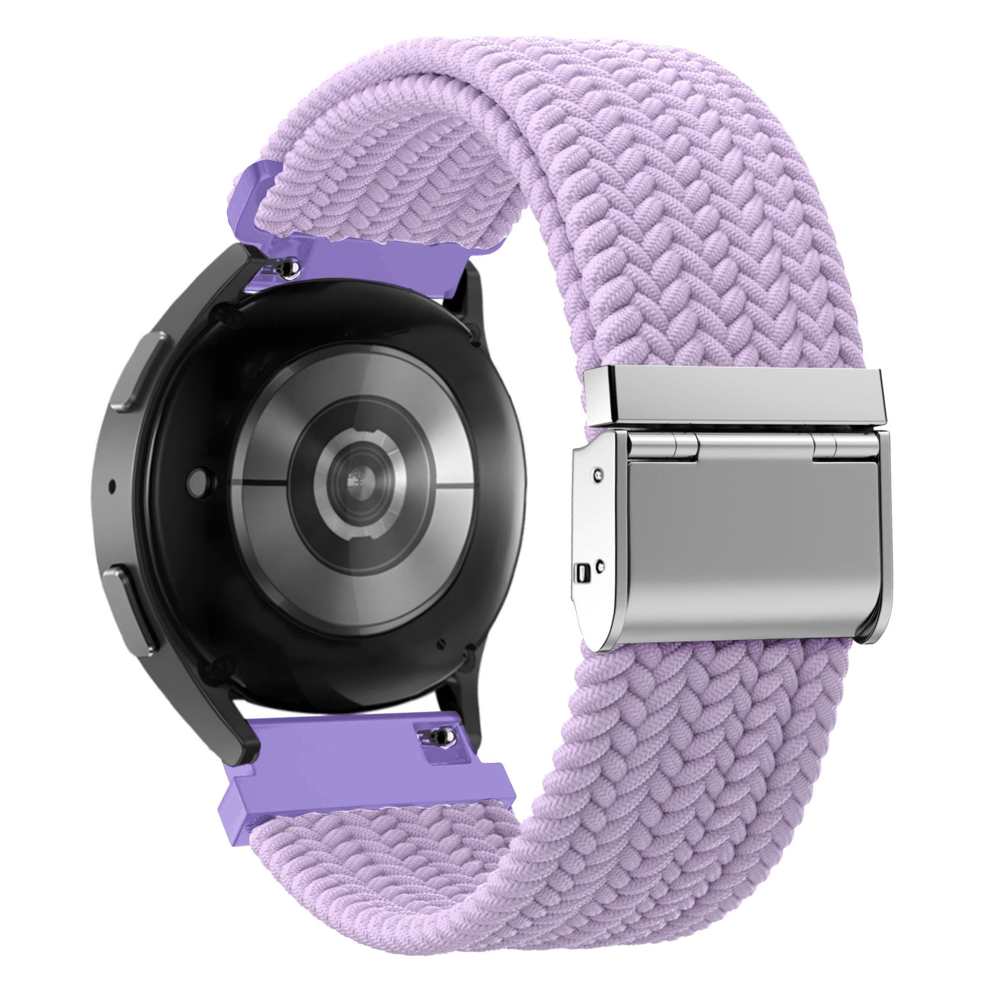 Bandz Garmin Vivomove Luxe Gewebtes Nylonarmband (Hell Lila)