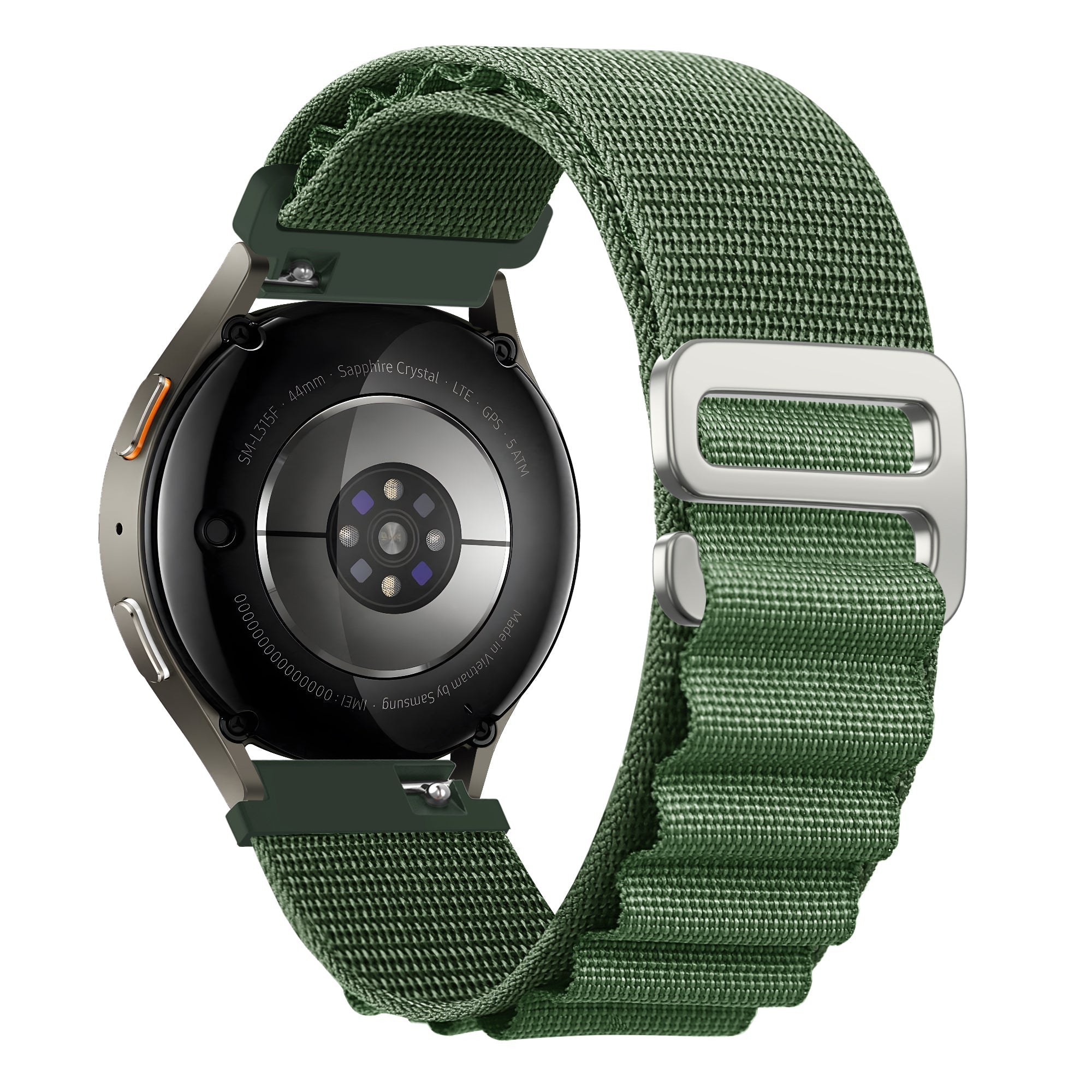 Bandz Amazfit Bip U (Pro) Alpine Nylonarmband (Armeegrün)