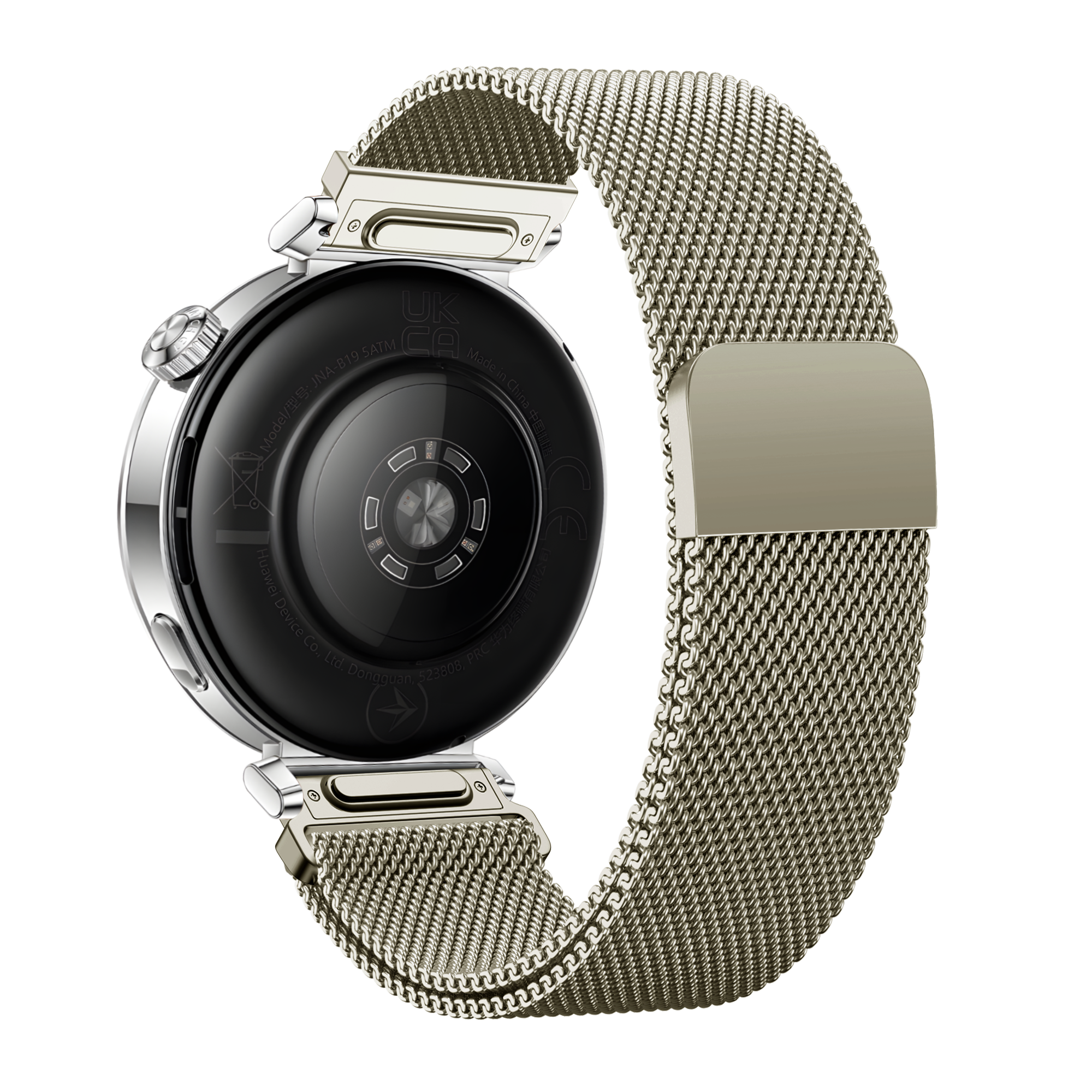 Bandz Withings Steel HR - 36mm Milanese Armband 'Easy fit' (Polarstern)