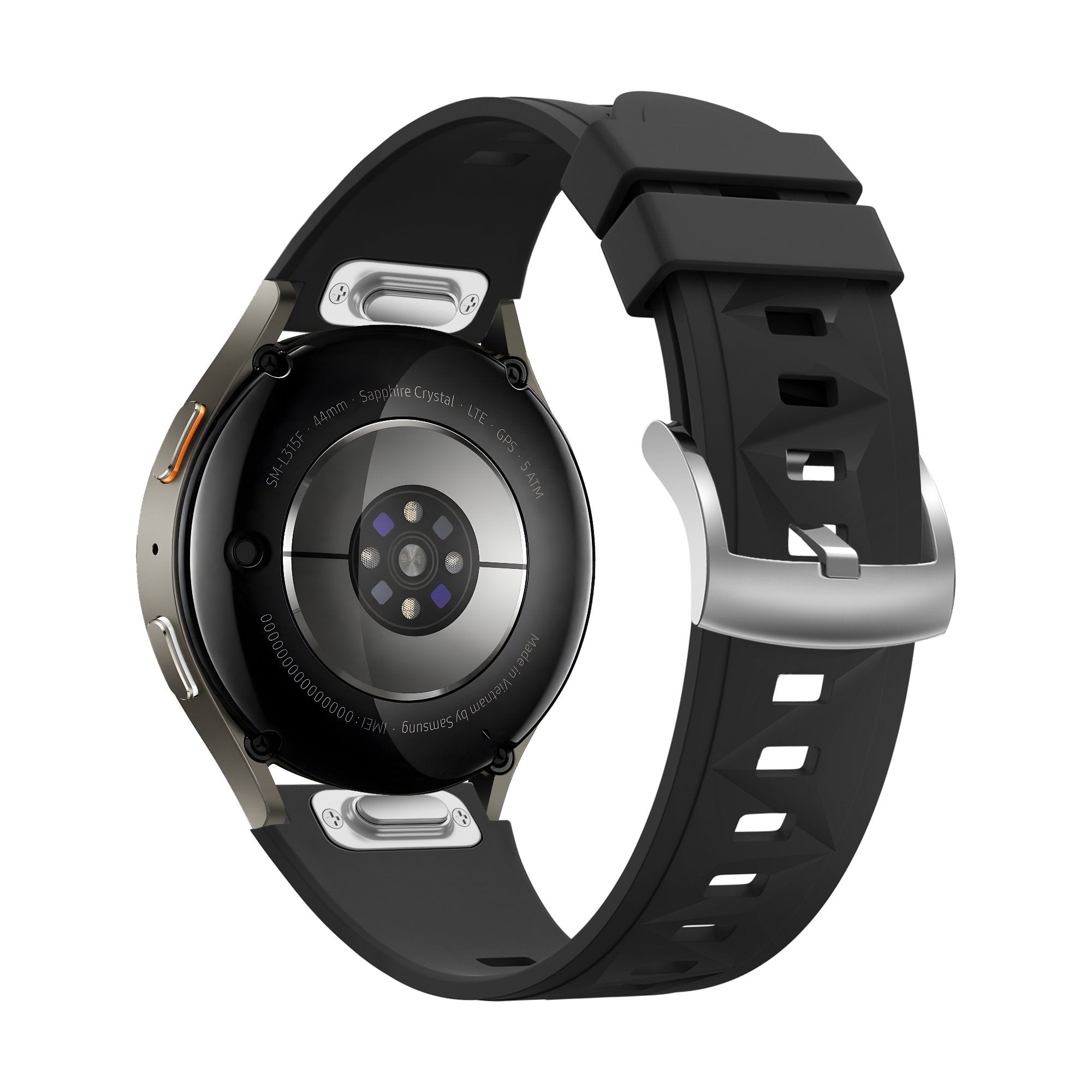 Bandz Huawei Watch GT 5 - 41mm Silicone Strap 'Easy Fit' (Black)