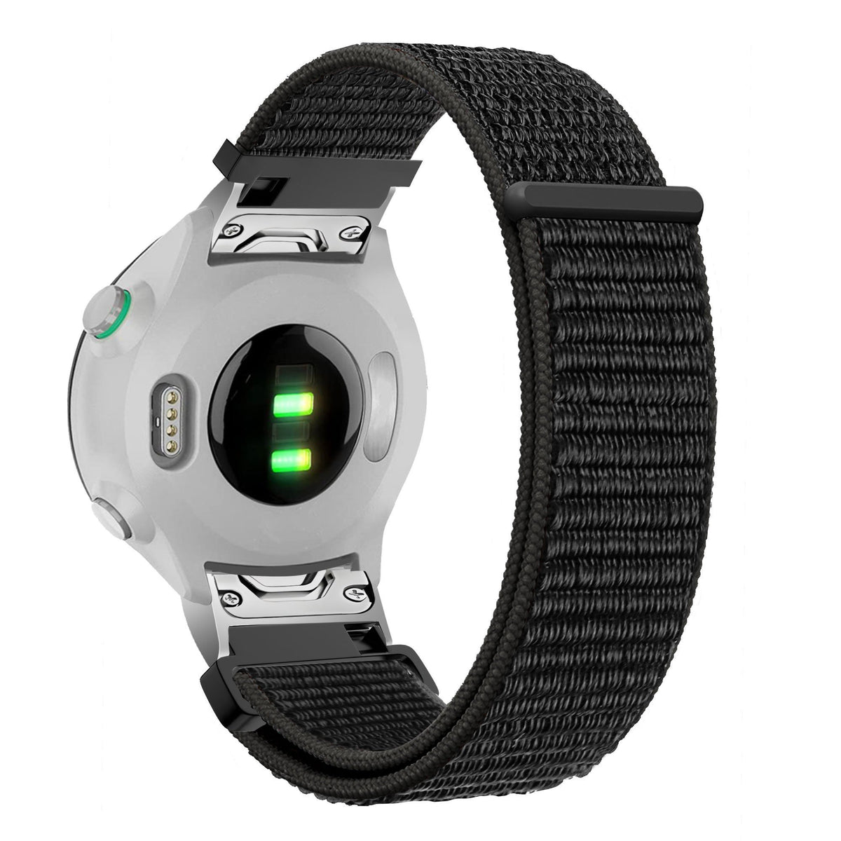 Bandz Garmin Approach S70 - 47mm Nylon Loop Strap (Black)