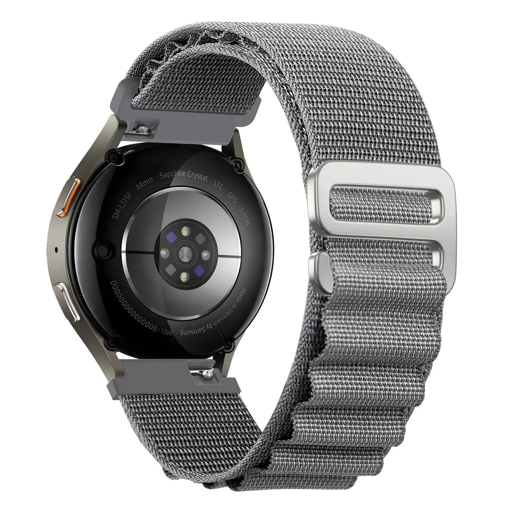 Bandz Coros Apex 4 - 42mm Alpine Nylonarmband (Grau)