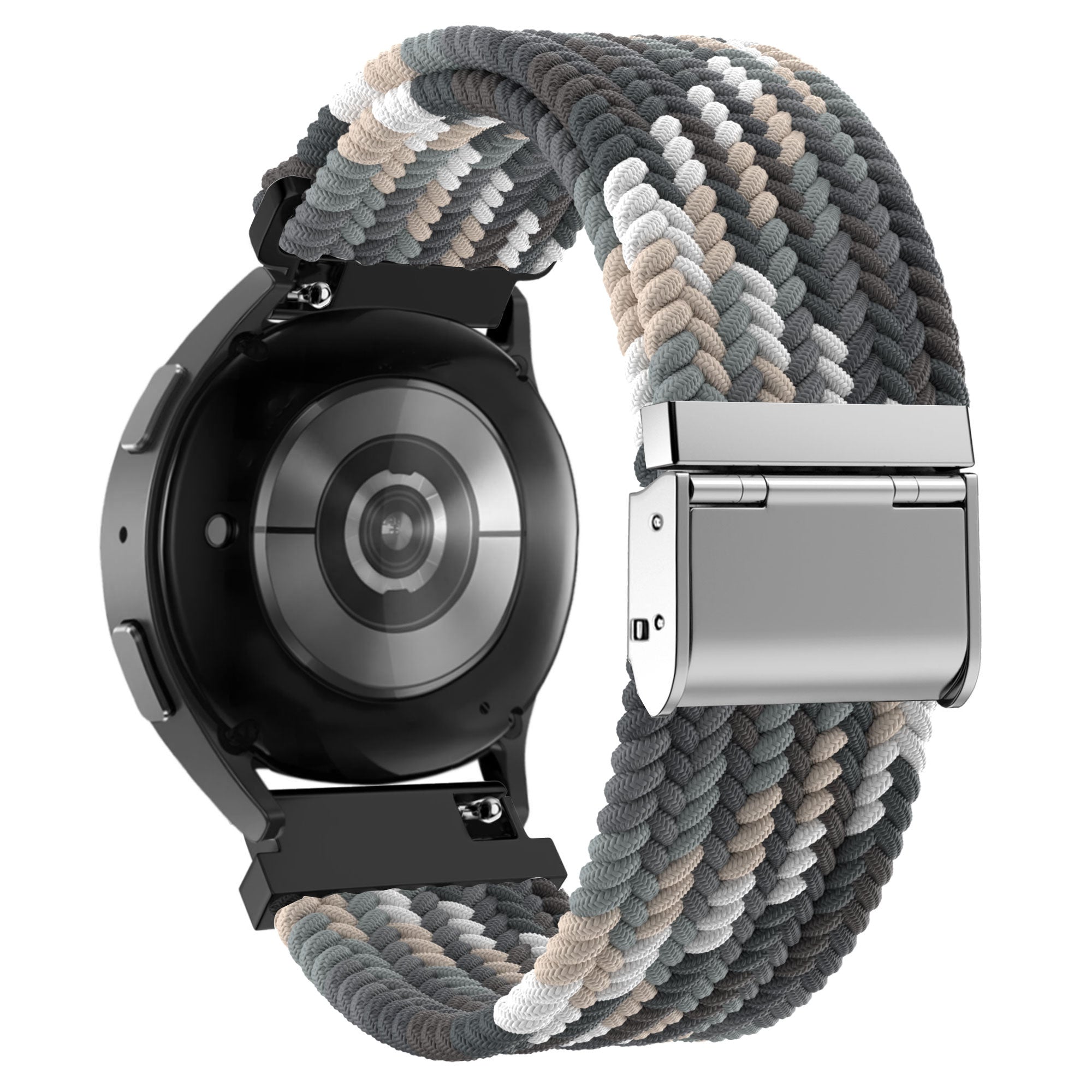 Bandz Garmin Vivomove Trend Gewebtes Nylonarmband (Mandala Schwarz)