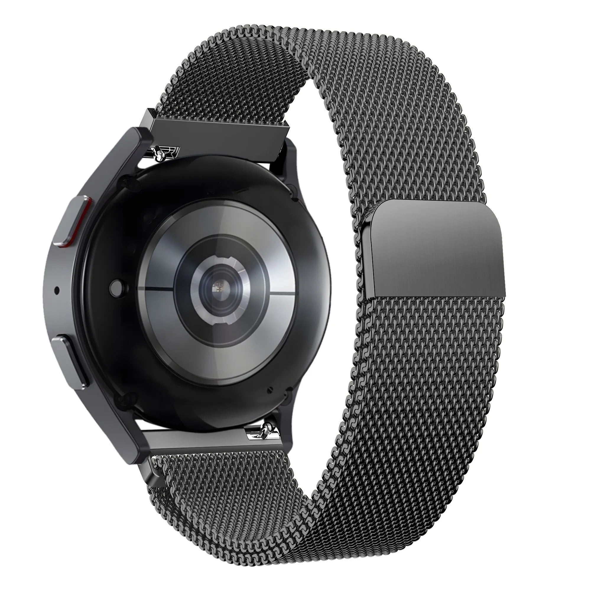 Bandz OnePlus Watch Lite Milanese Loop Armband (Schwarz)