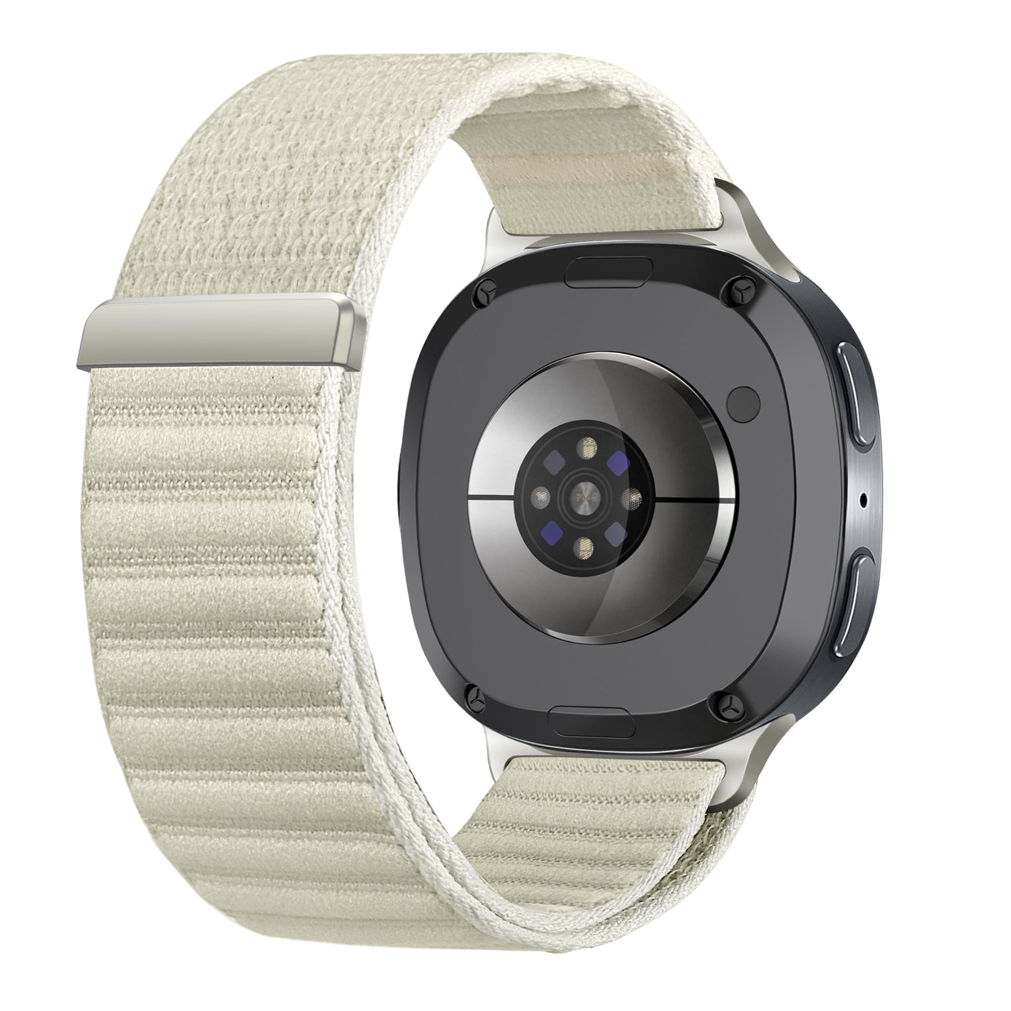 Samsung Galaxy Watch 9 - 40mm Wave Nylonarmband (Polarstern)