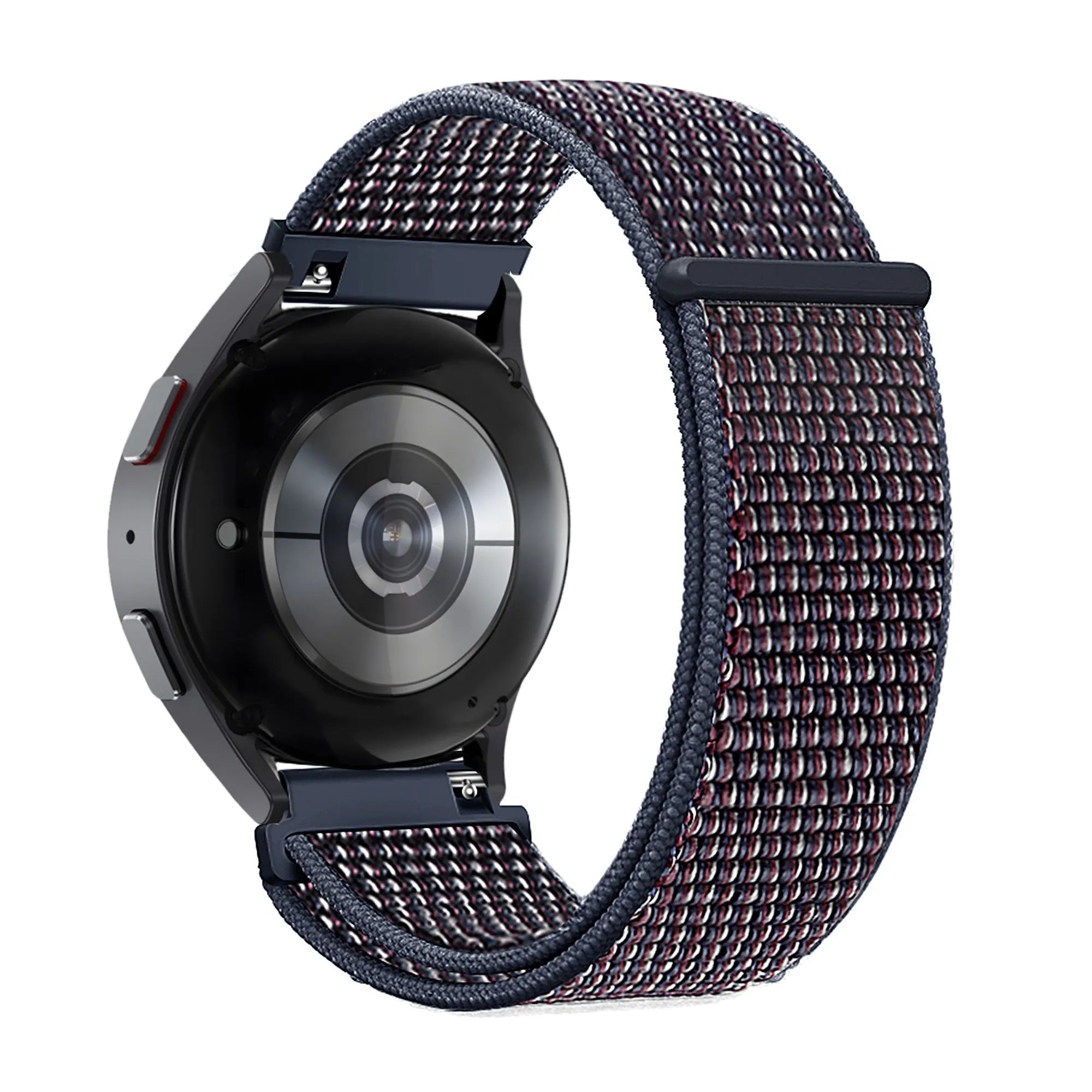 Bandz Amazfit Bip 6 Nylon Loop Armband (Indigo Blau)