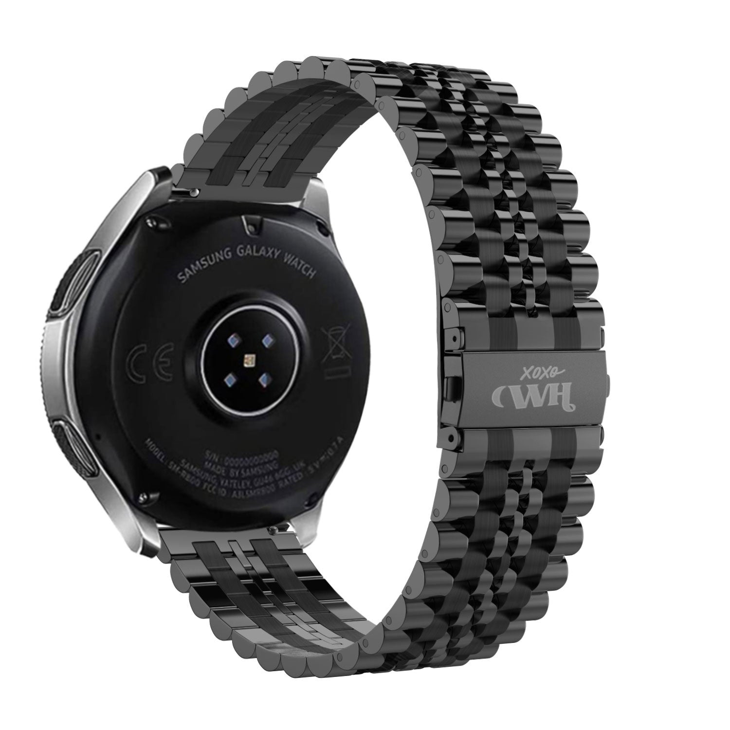xoxo Wildhearts Samsung Gear Sport Stahlarmband (Schwarz)