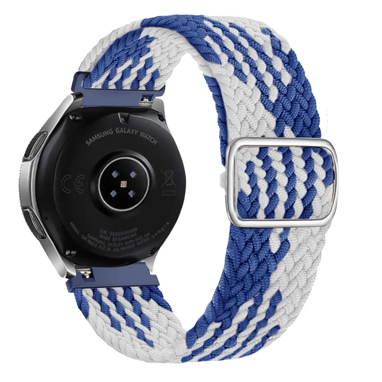 Amazfit GTR Mini Verstellbares Geflochtenes Armband (Blau/Weiß)