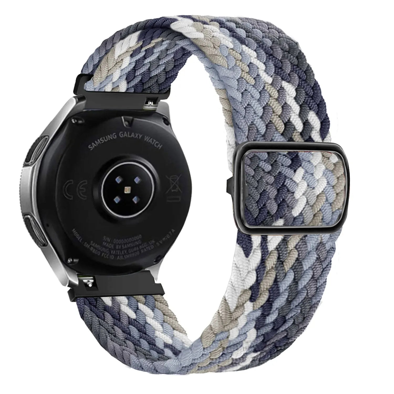 Amazfit GTR Mini Verstellbares Geflochtenes Armband (Schwarz/Weiß)