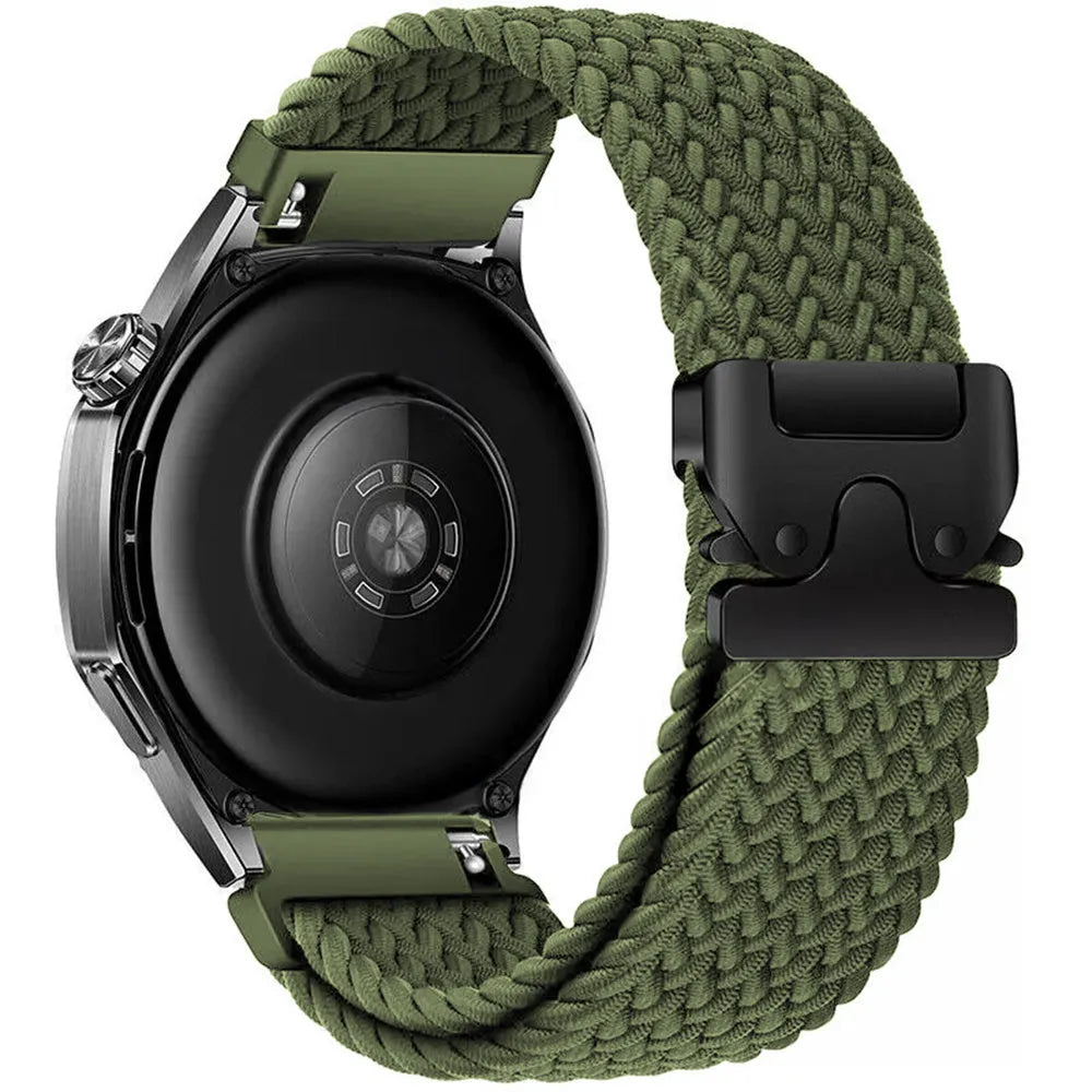 Suunto 9 Peak geflochtenes Band mit P-Schnalle (Grün)