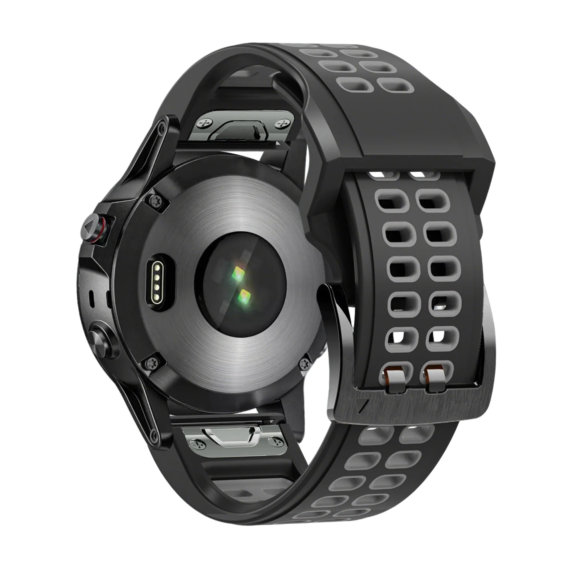 Bandz Garmin D2 Bravo Buckled Dual Sport Strap (Black/Grey)