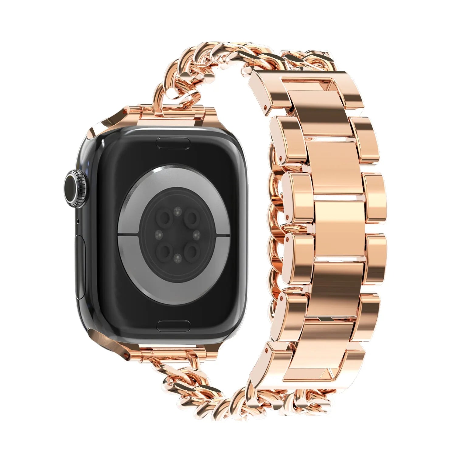 Bandz Apple Watch Stahlarmband 'Double Tour' (Roségold)