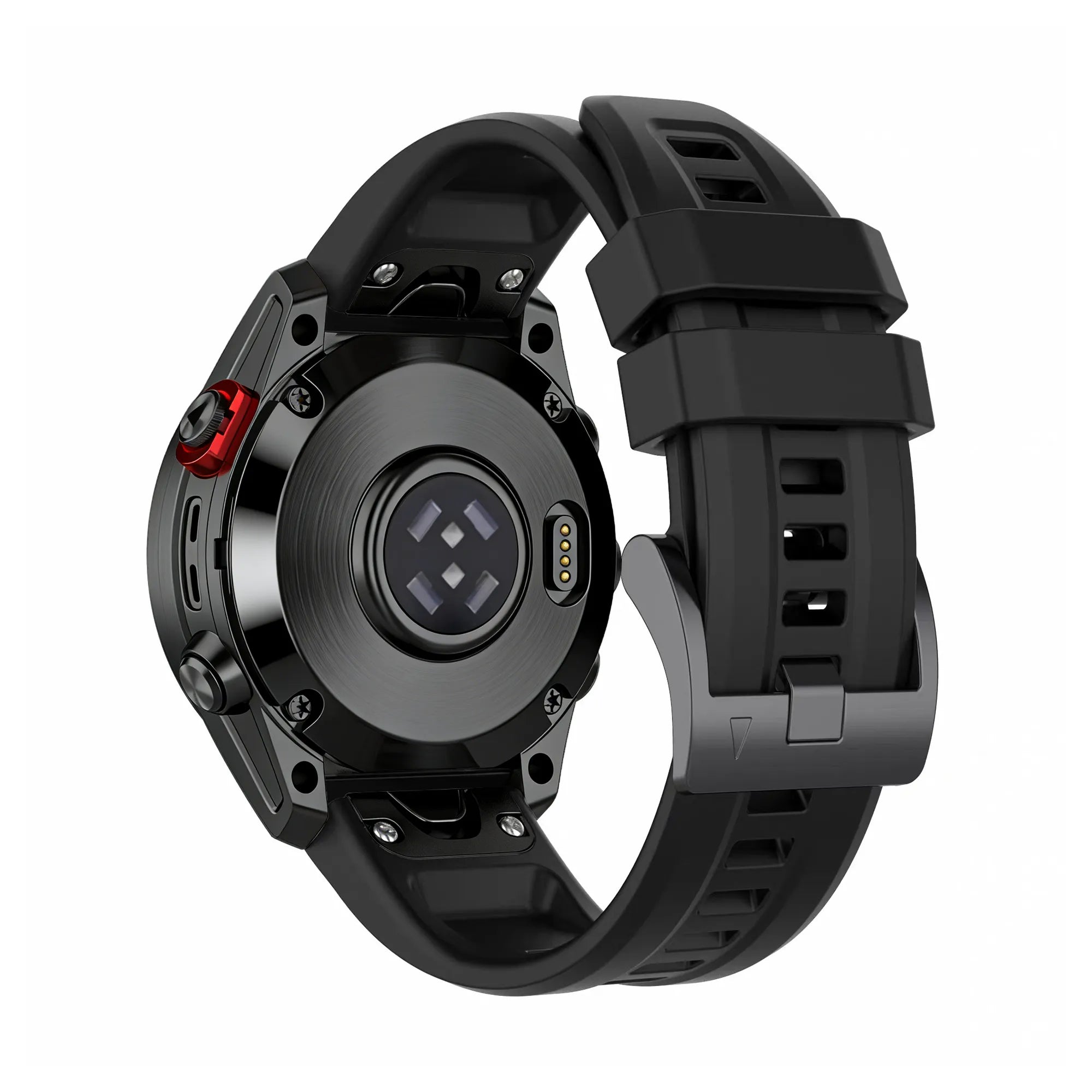 Bandz Garmin Fenix 7s Silikonarmband 'Classic' (Schwarz)