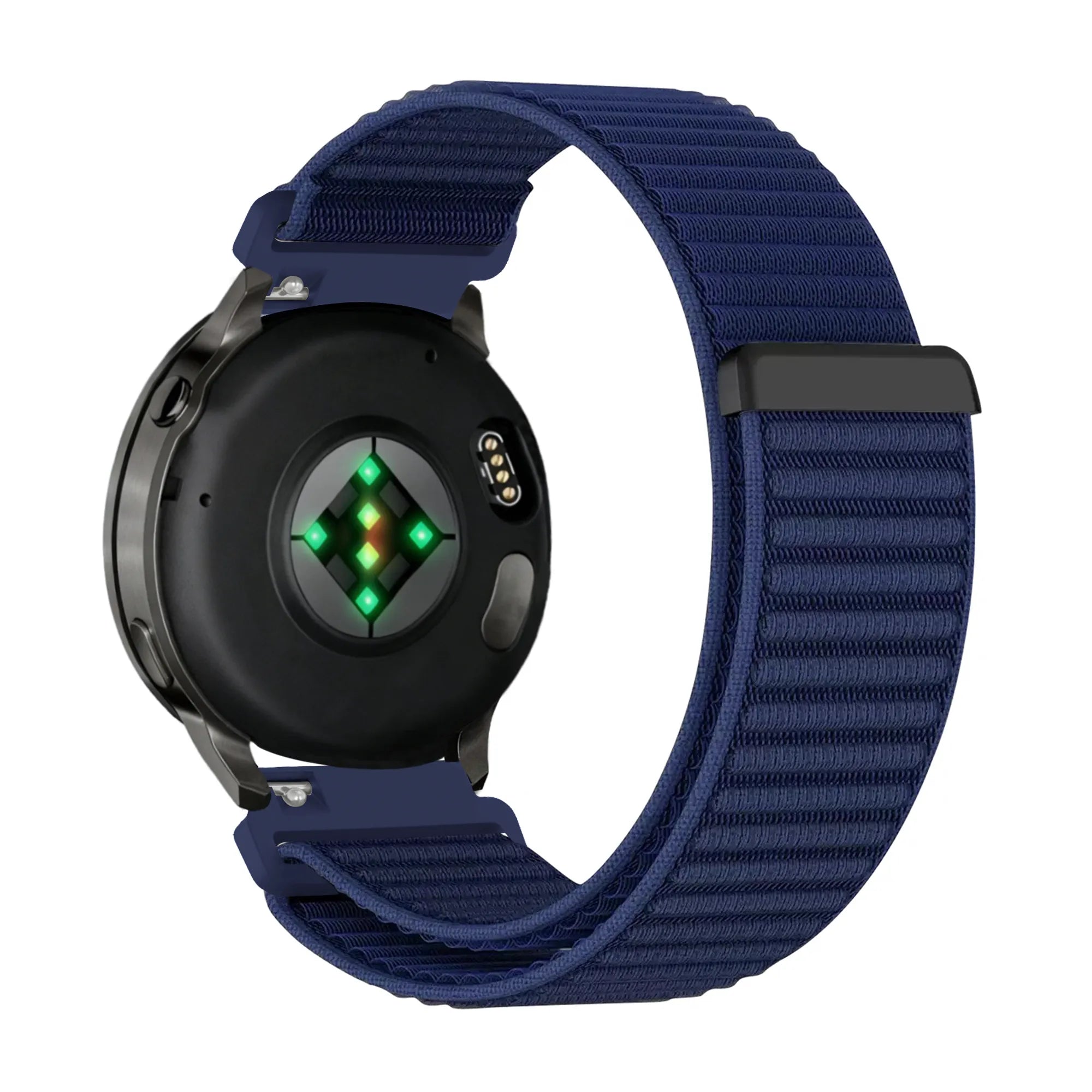 Bandz Garmin Forerunner 255s Nylonarmband 'Wave' (Dunkelblau)