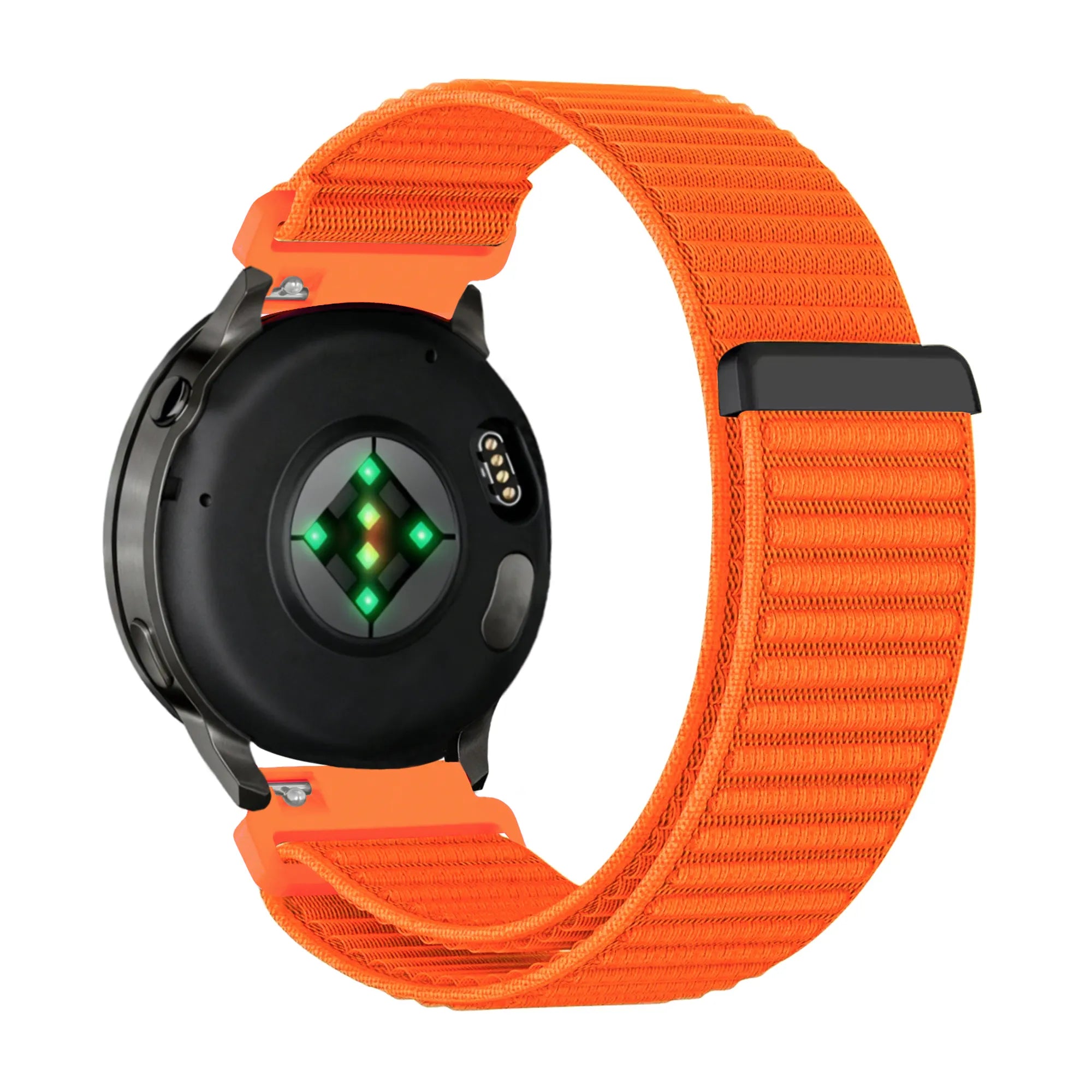 Bandz Garmin Forerunner 255s Nylonarmband 'Wave' (Orange)