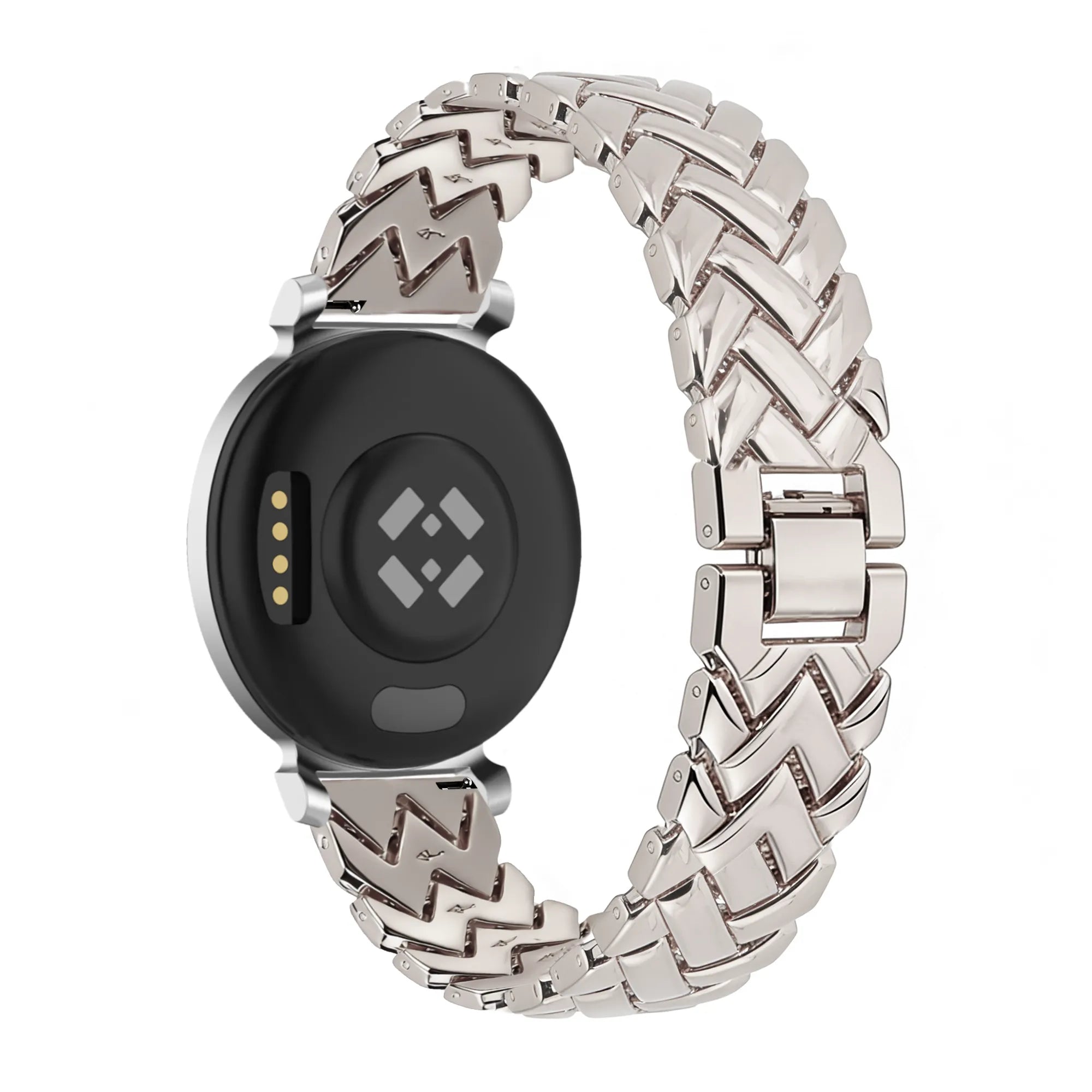 Bandz Pebble Round 2 - 14mm Metallarmband 'V-Type' (Polarstern)