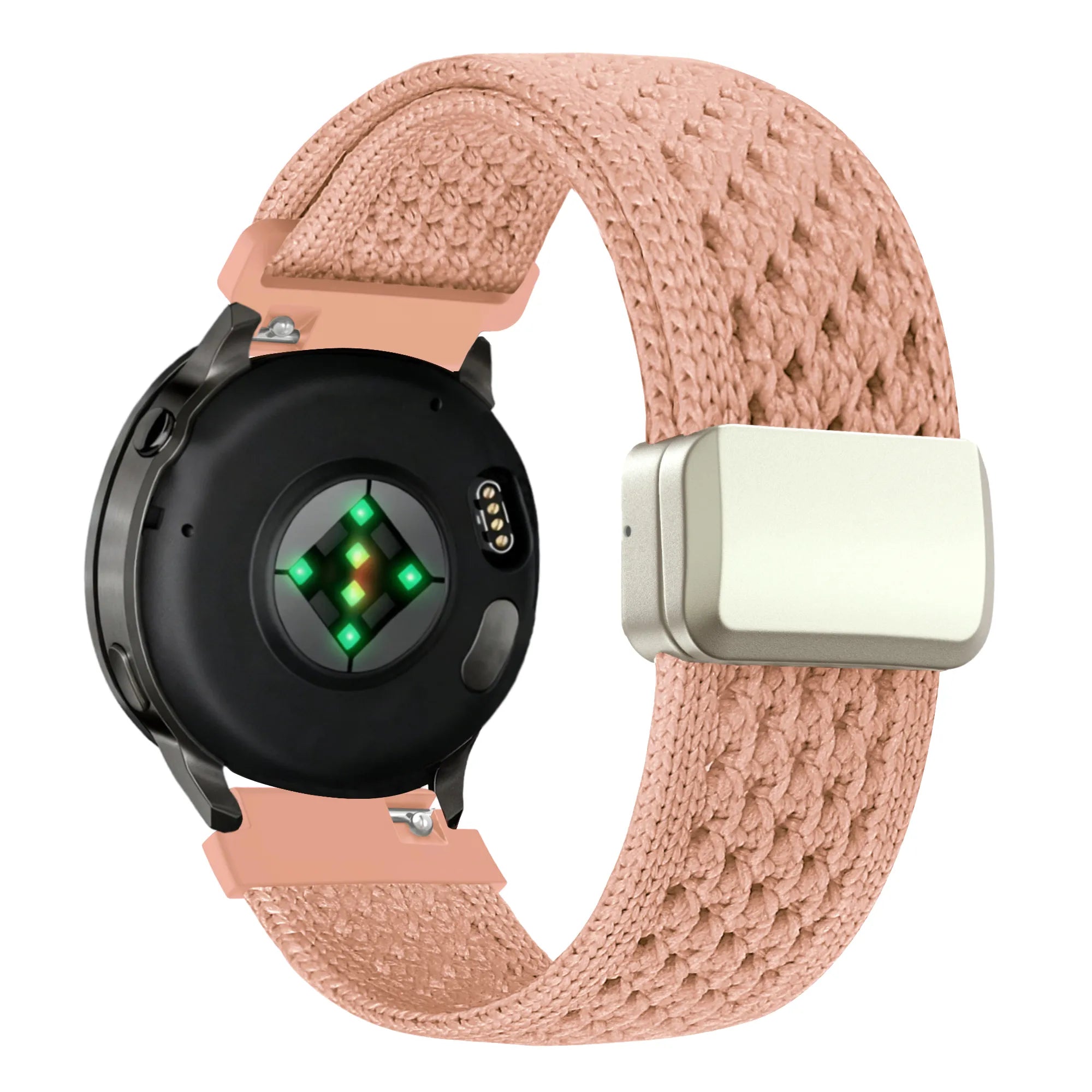 Bandz Garmin Forerunner 265s Vintage Nylonarmband (Antikrosa)