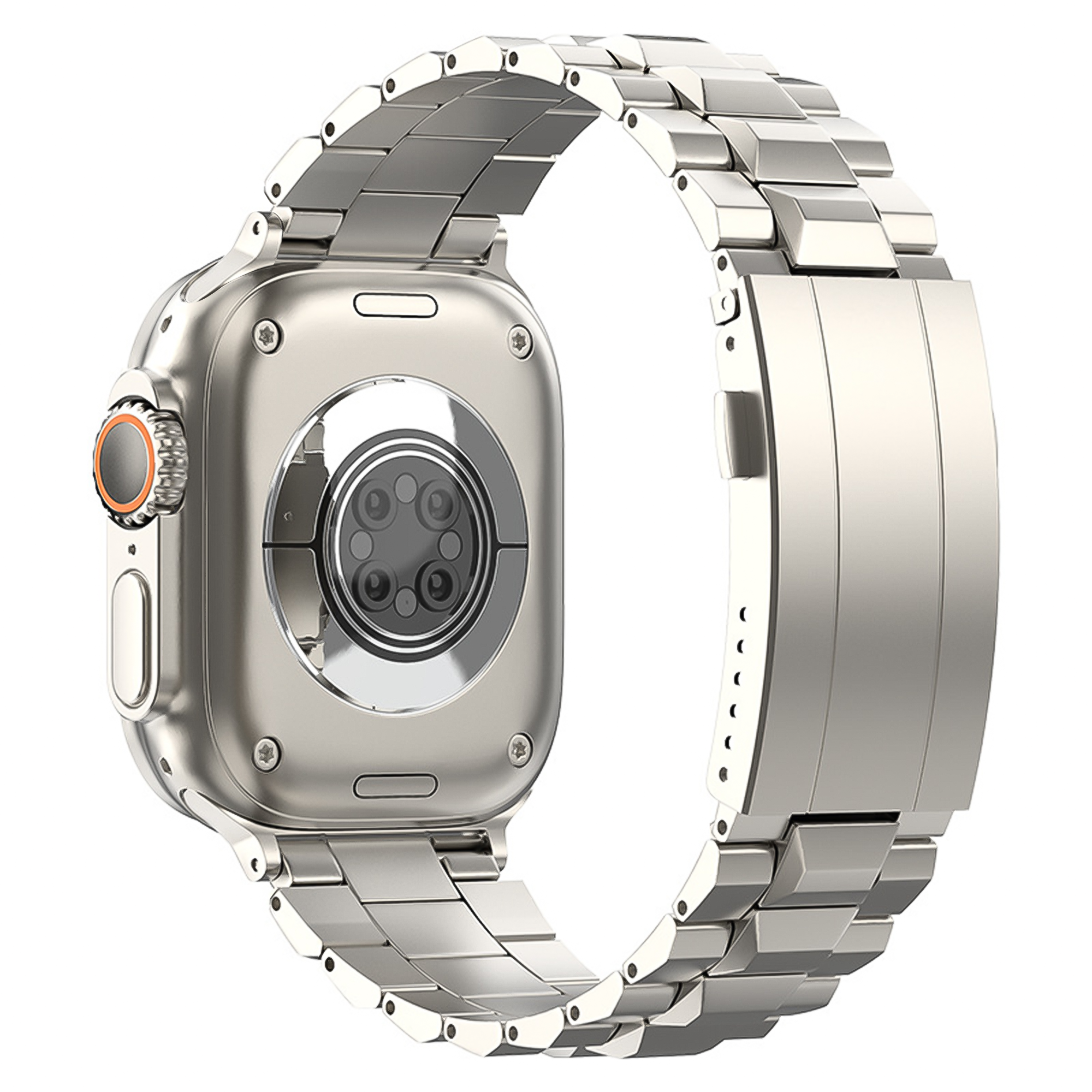 Bandz Apple Watch Ultra Titanarmband 'Deluxe' (Titan)