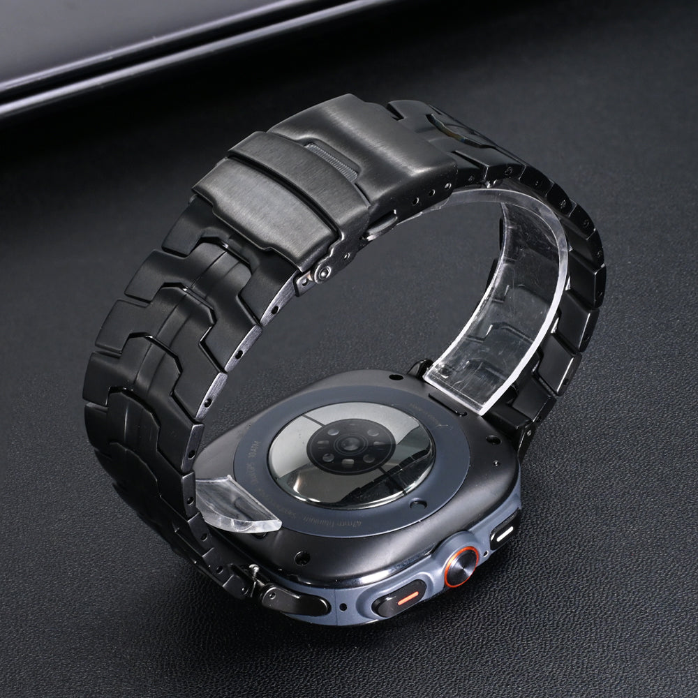 Google Pixel Watch 3 - 45mm 'Iron' Titanarmband (Schwarz)