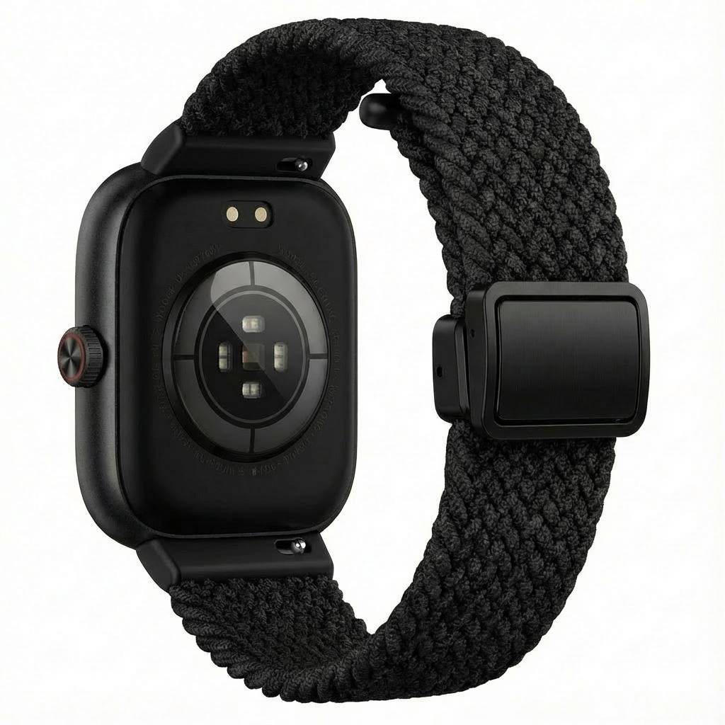 Xiaomi Smart Band 10 Pro Geflochtenes Armband mit D-Schnalle (Schwarz)