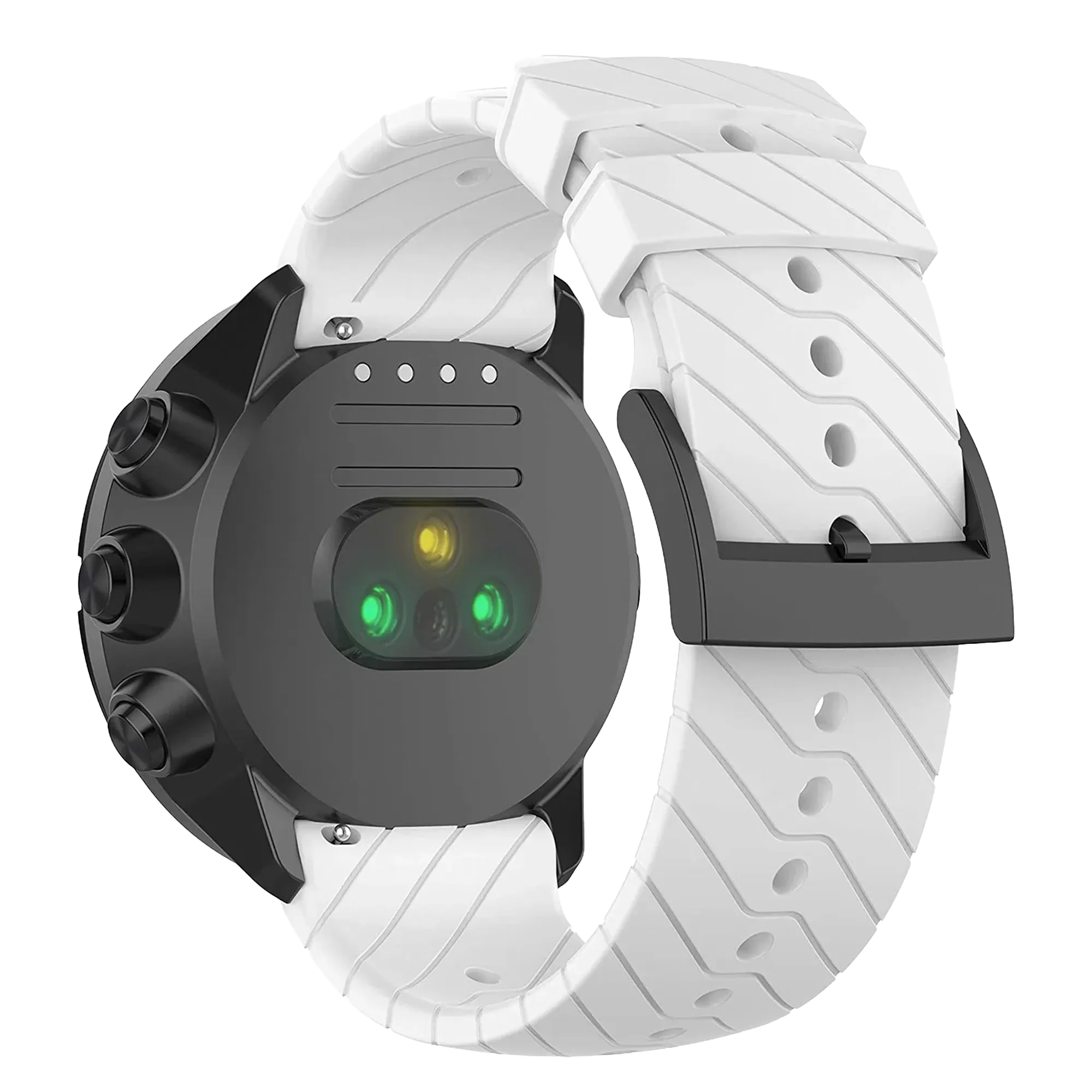 Suunto 9 (Baro) Silikonarmband (Weiß)