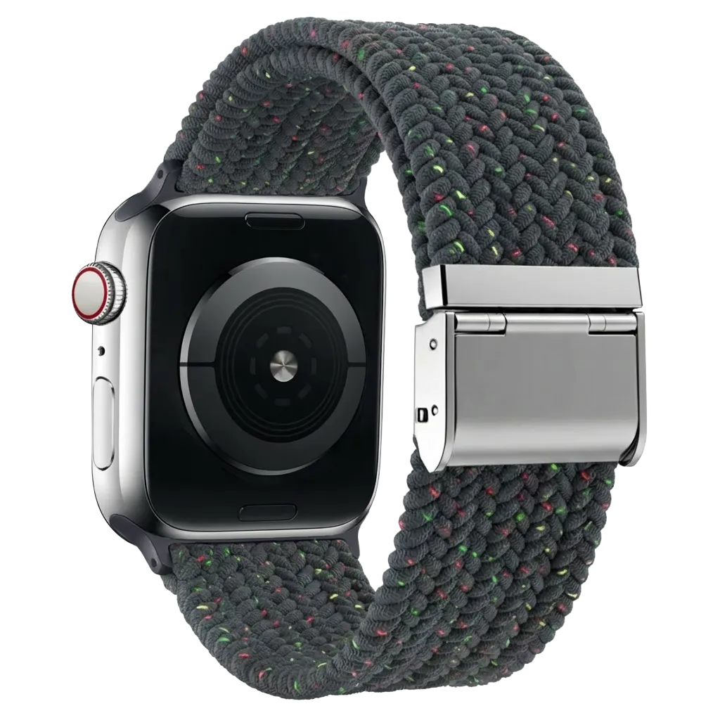 Apple Watch geflochtenes Armband (Grau-Blau mischen)