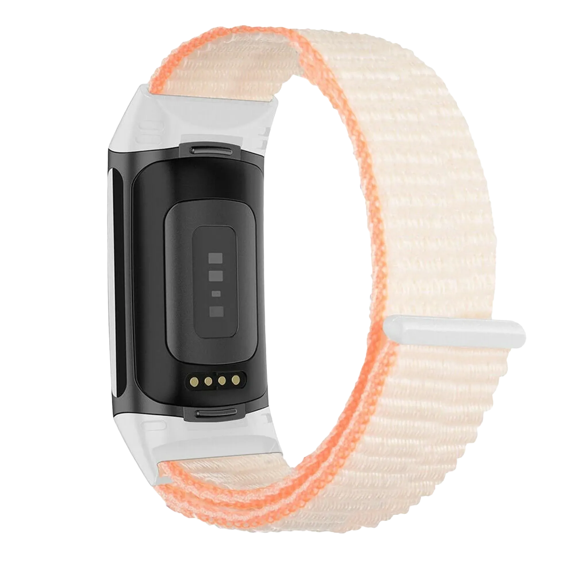 Fitbit Charge 6 Nylonarmband (Beige)