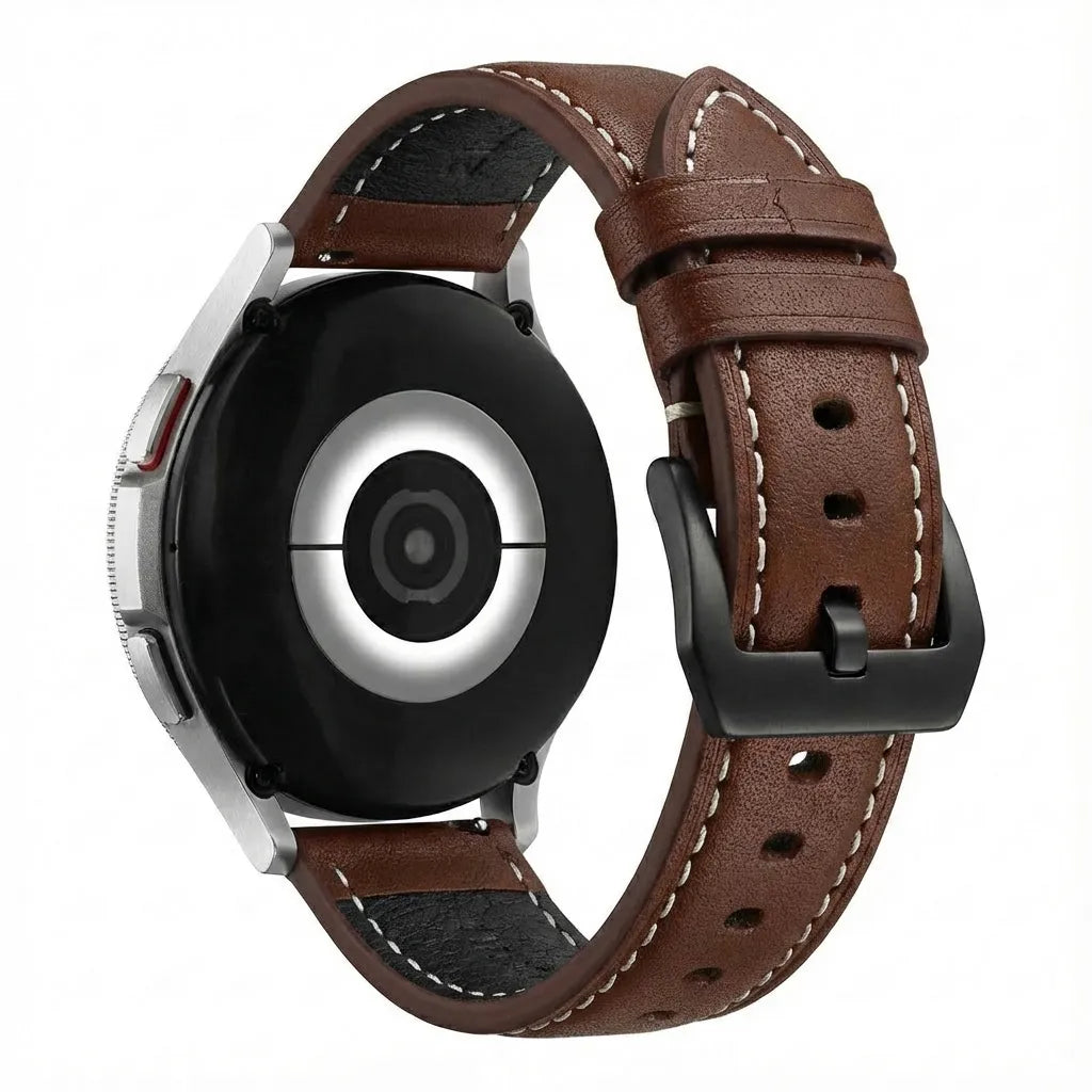 Garmin Venu X1 Lederarmband (Kaffee Braun)