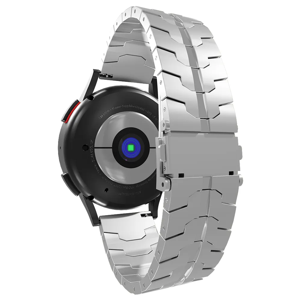 Oppo Watch X2 Stahl-Iron Armband (Silber)