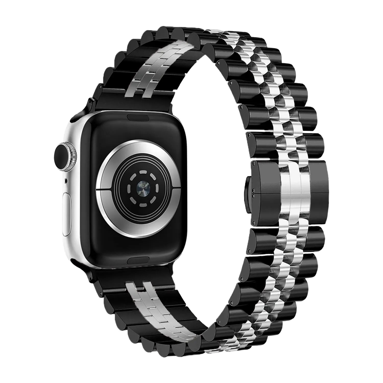 Apple Watch Jubilee Stahlarmband (Schwarz/Silber)