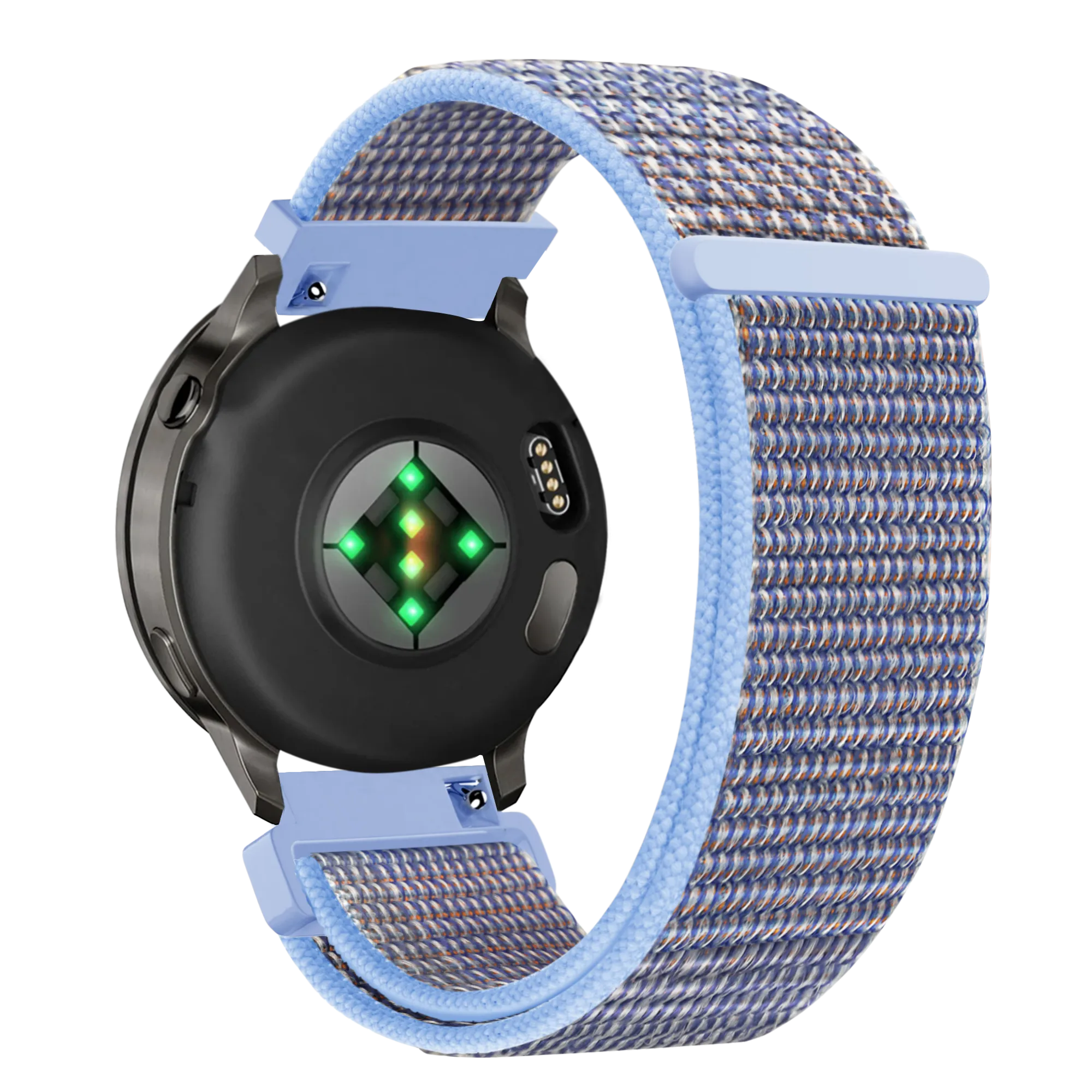 Bandz Garmin Forerunner 170 Nylon Loop Strap (Azure Blue)