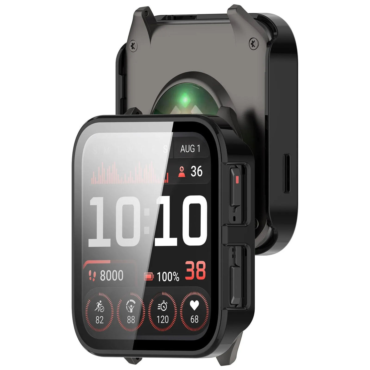 Garmin Venu X1 Hartschalenetui mit Glass (Schwarz)