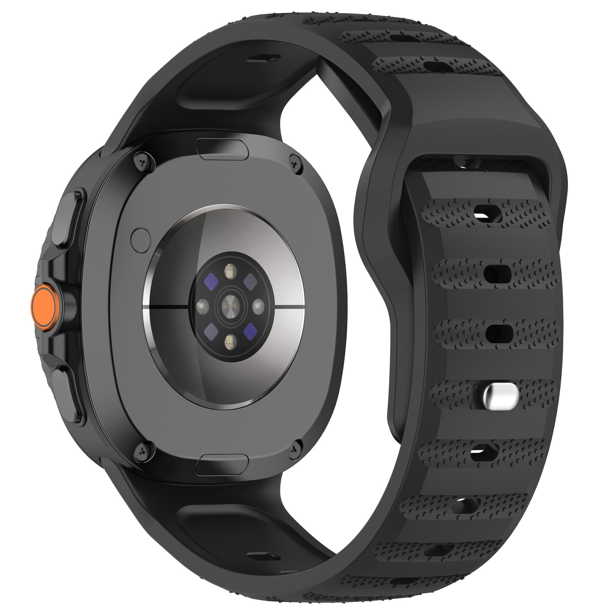 Samsung Galaxy Watch 9 - 44mm Outdoor Silikonarmband (Schwarz)