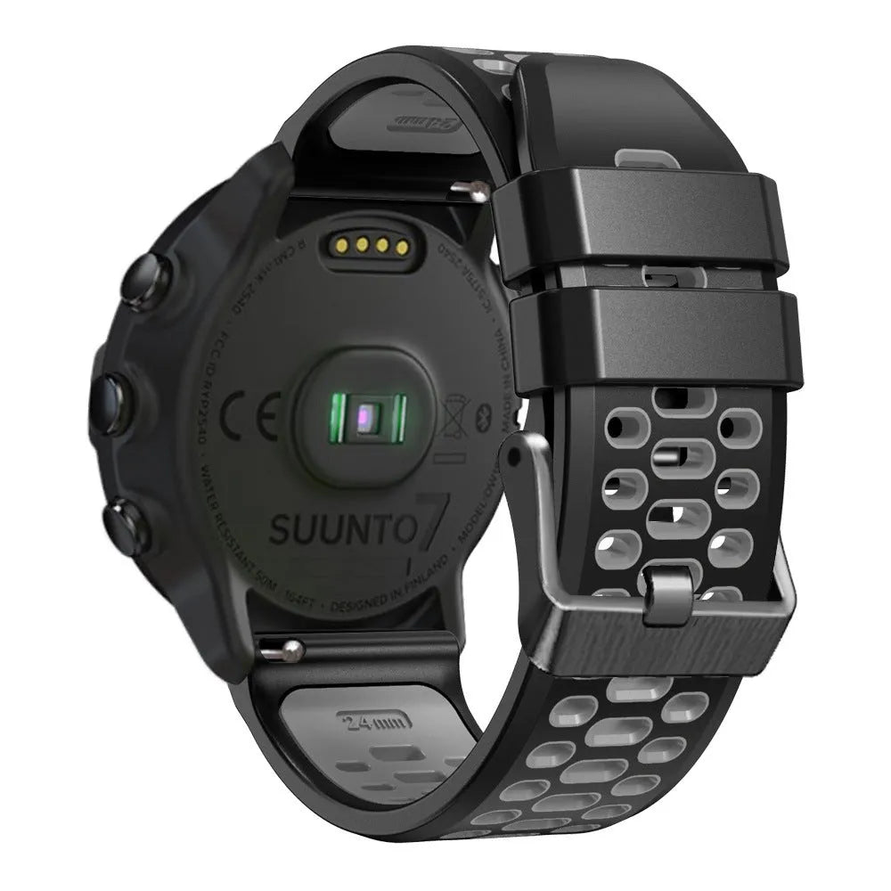Coros Nomad Schnalle Sportarmband (Schwarz/Grau)
